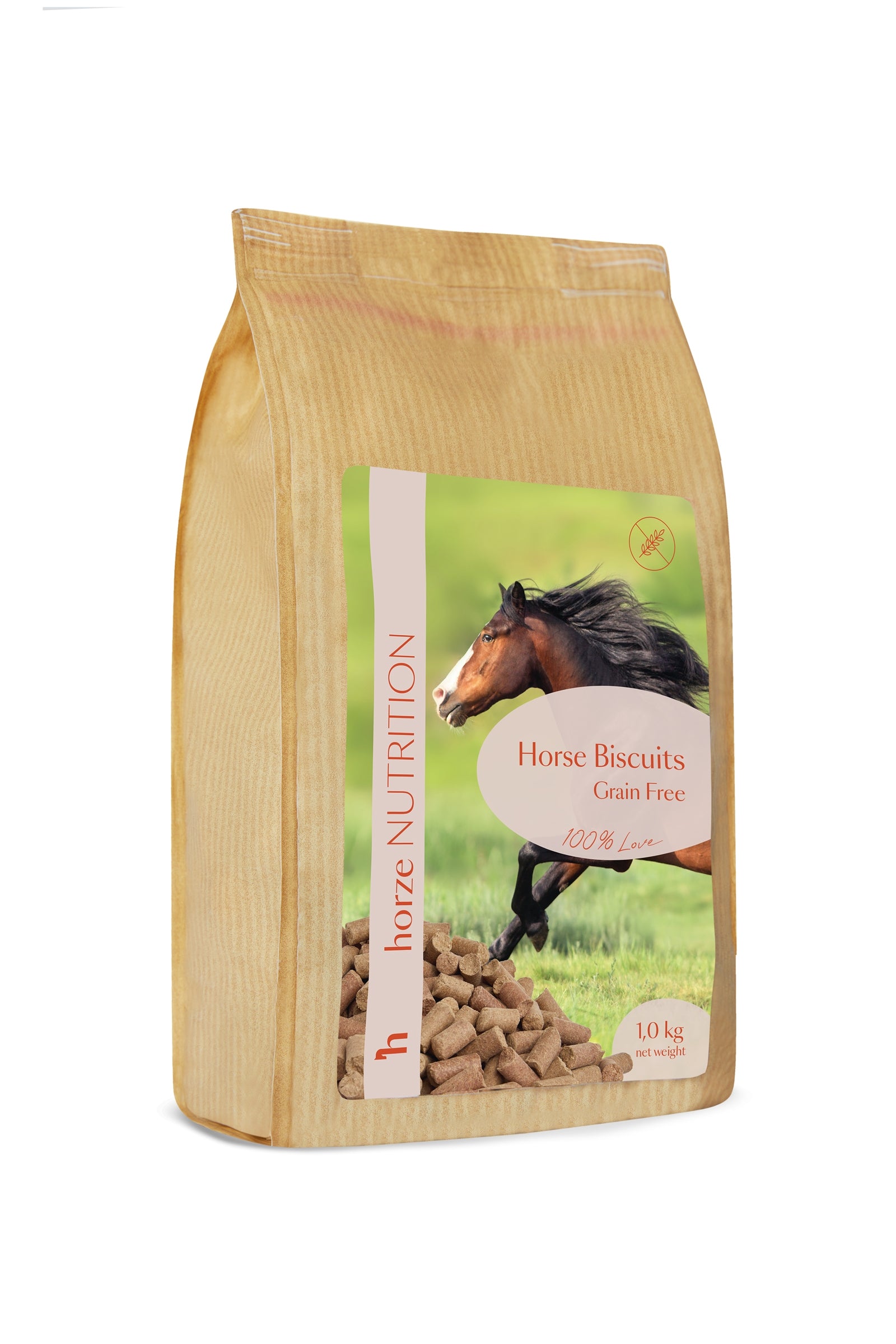 Horze Biscotti senza cereali, Dolcetti 1 kg Horse Feed & Nutrition