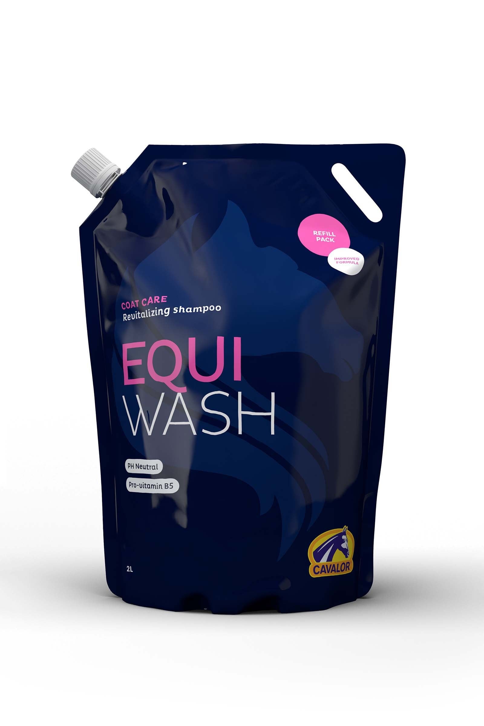 Cavalor Equi Wash, shampoo a pH neutro, ricarica 2 L Prodotti per la salute