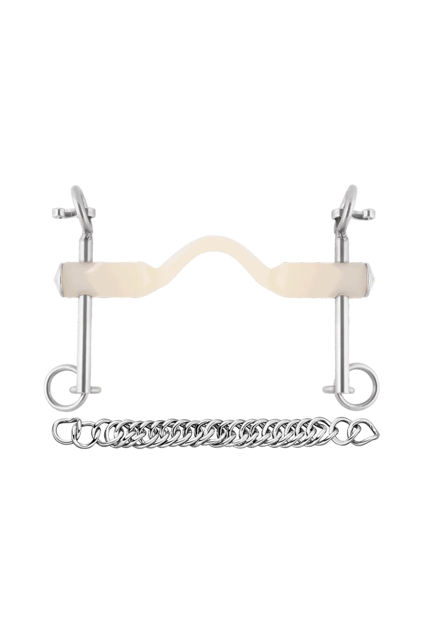 Sprenger Nathe morso da briglia, 20 mm, con passaggio lingua, aste corte, termoplast Boccaglio