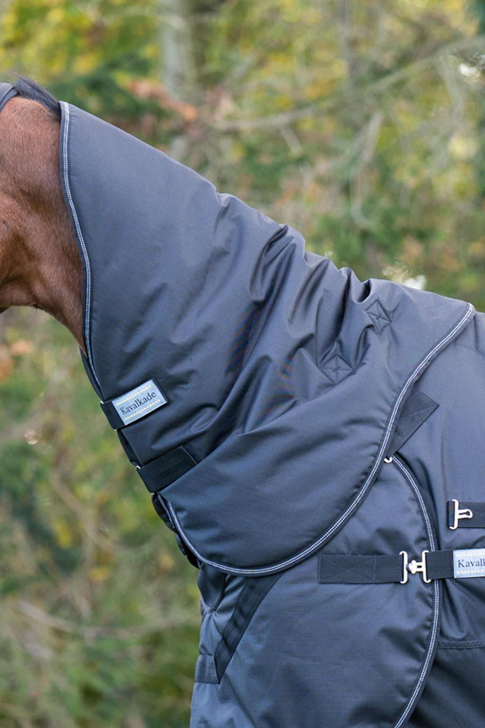 Kavalkade Halifax colletto per Coperta da turnout leggera 2-in-1 e Coperta da walker Coperte per cavalli