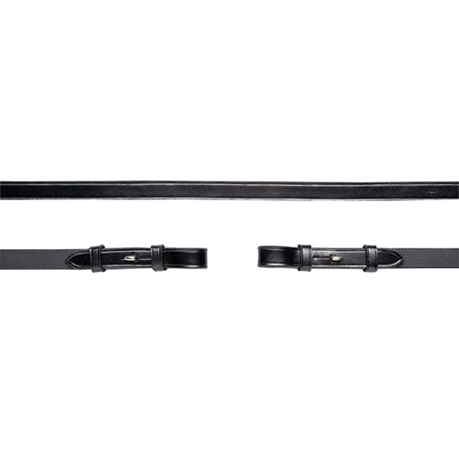 Schockemöhle Sports Redini in cuoio,gancio&stud, 16mm,no stop,no martingal stop Briglie & redini