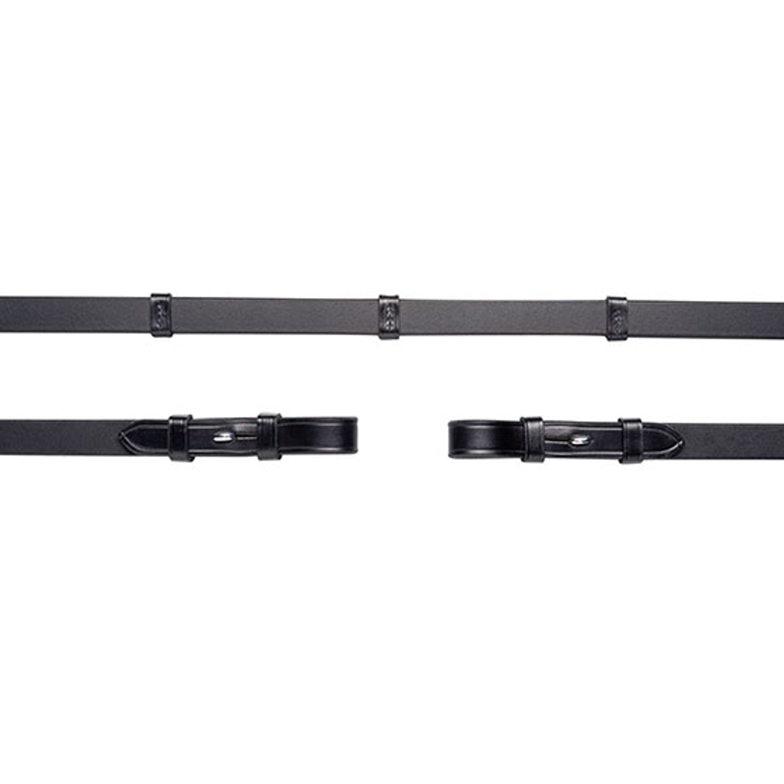 Schockemöhle Sports Redini in cuoio, Hook&Stud, Stops, 16mm, 5 stops, no martingal stop Briglie & redini