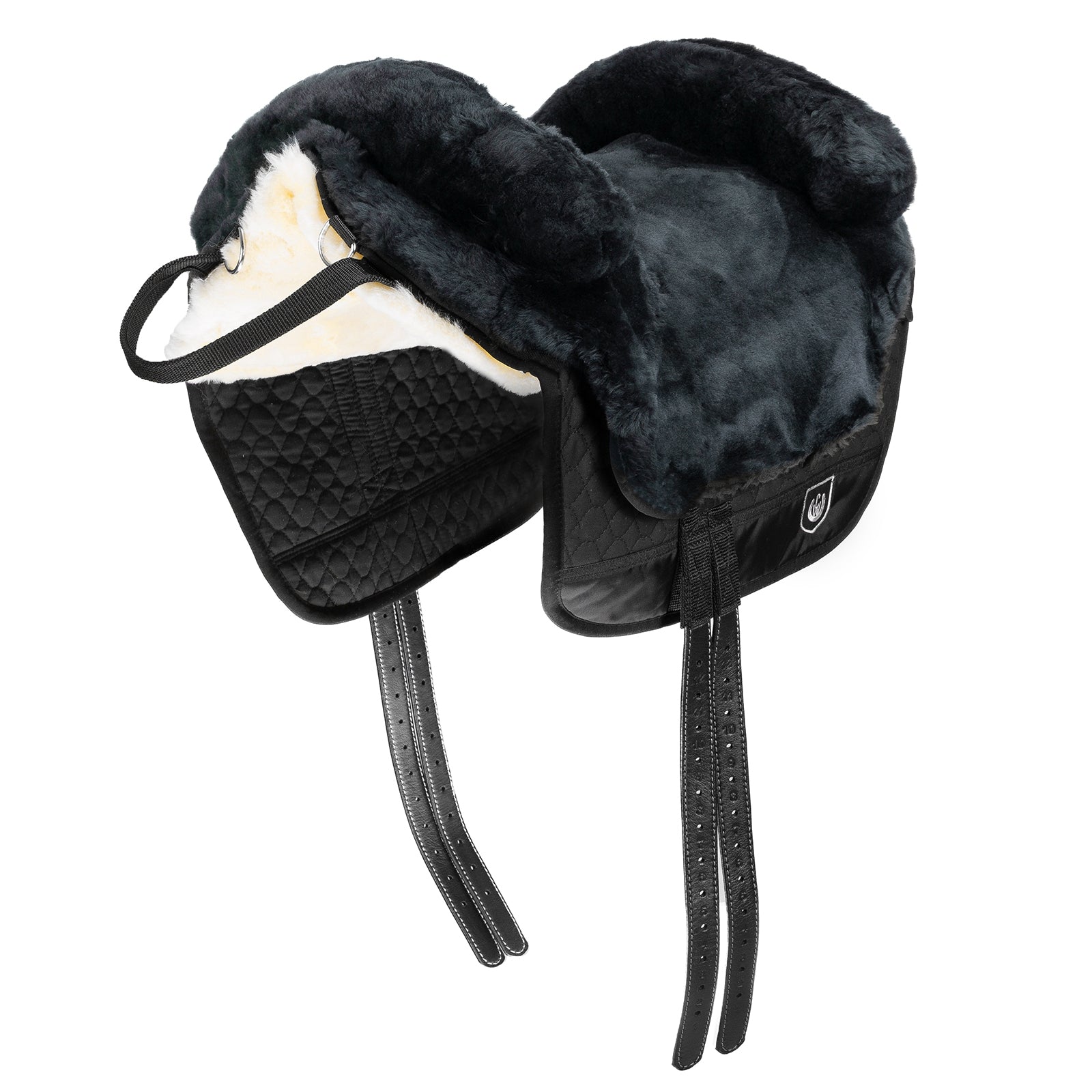 Christ Sella Bareback Iberica Plus in pelle di agnello, Shetland Selle & Sottopancia