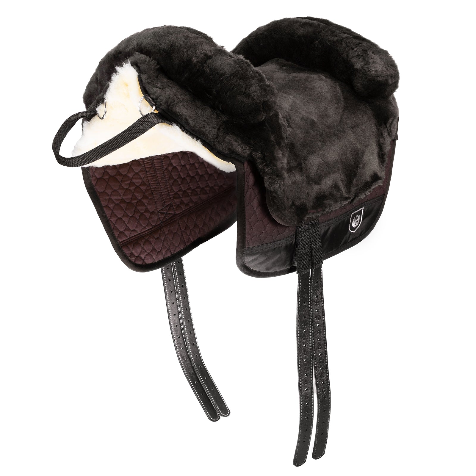 Christ Sella Bareback Iberica Plus in pelle di agnello, Shetland Selle & Sottopancia