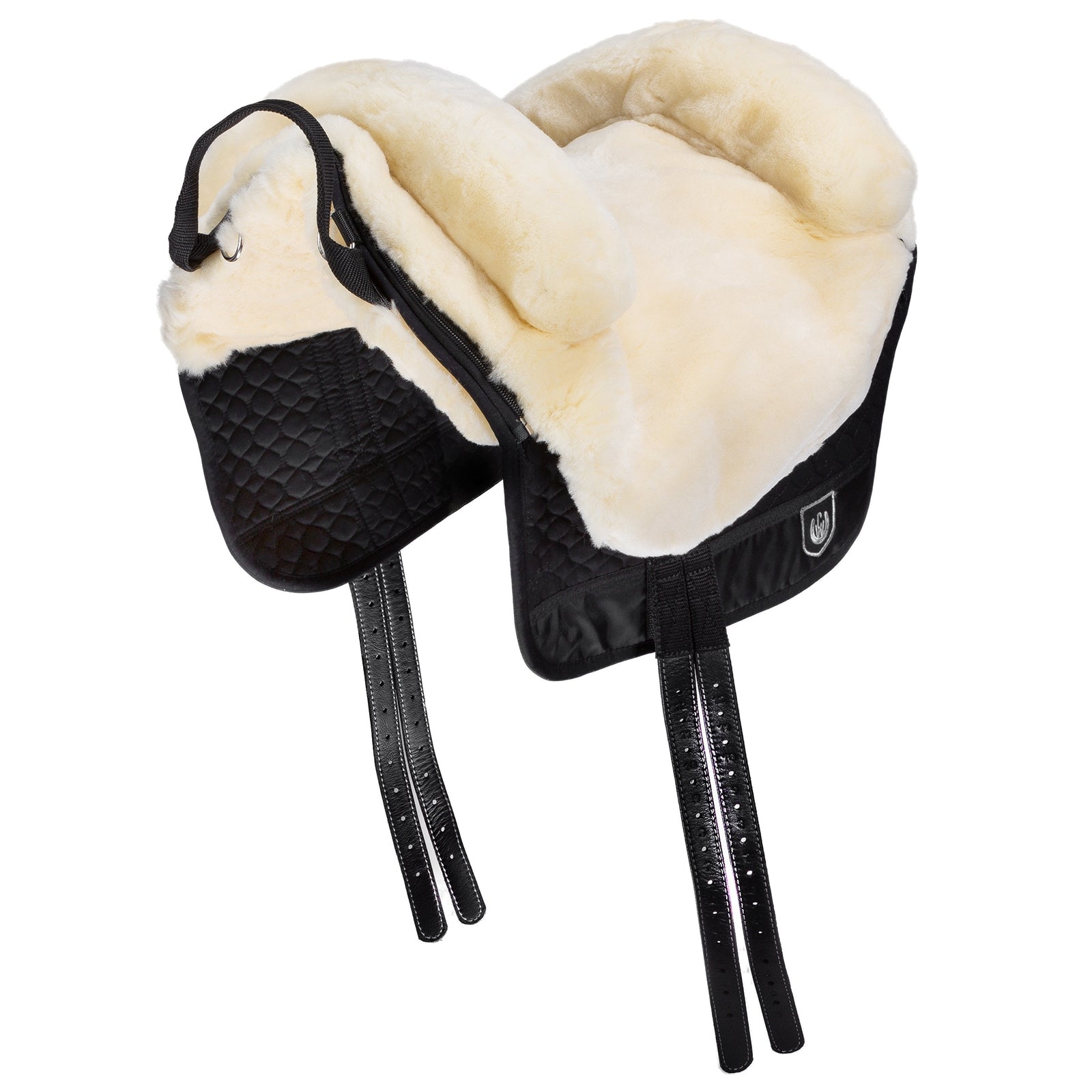 Christ Sella Bareback Iberica Plus in pelle di agnello, Shetland Selle & Sottopancia