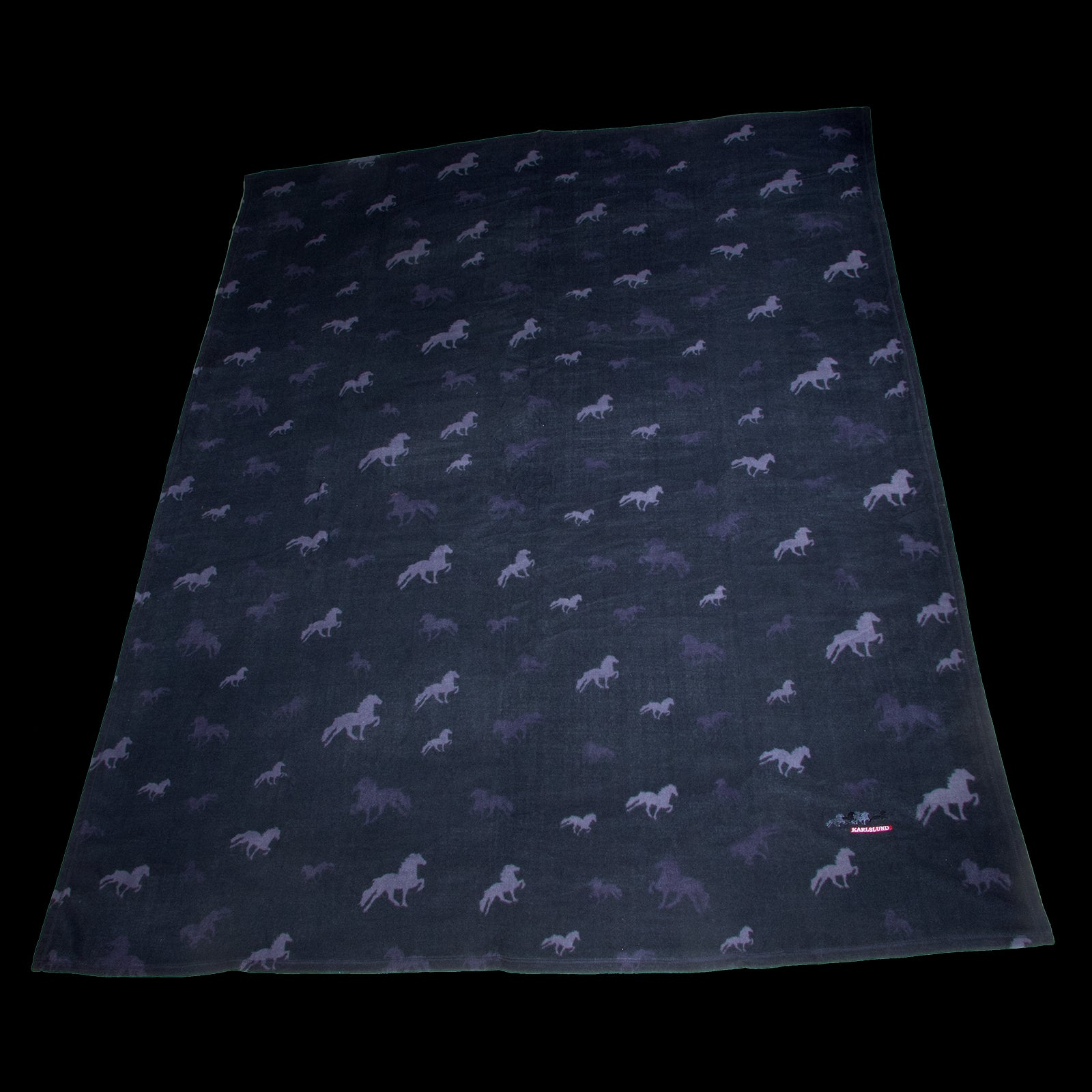 Karlslund Coperta in pile con cavalli Regali