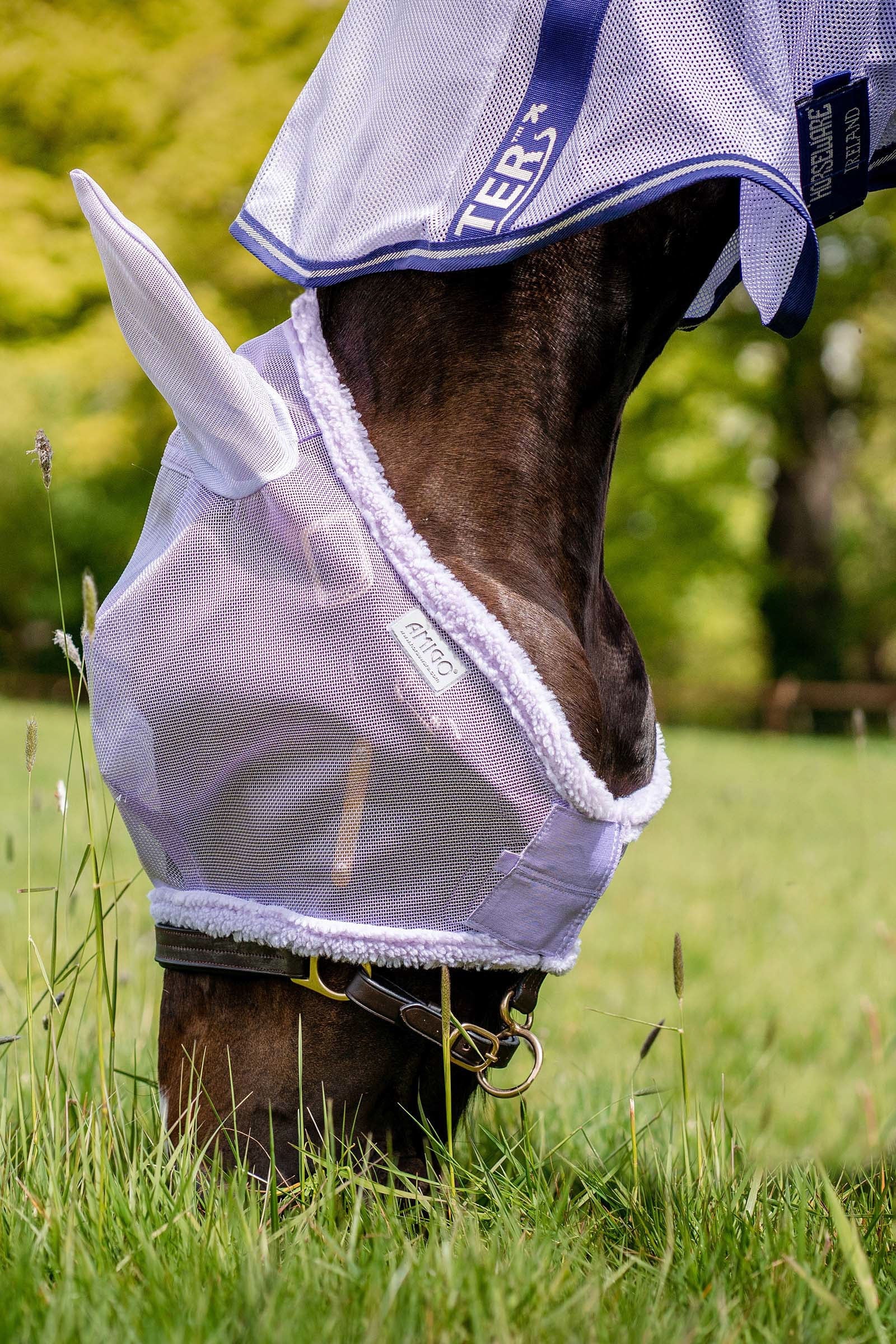 Horseware Amigo Maschera antimosche Protezione antimosche per cavalli