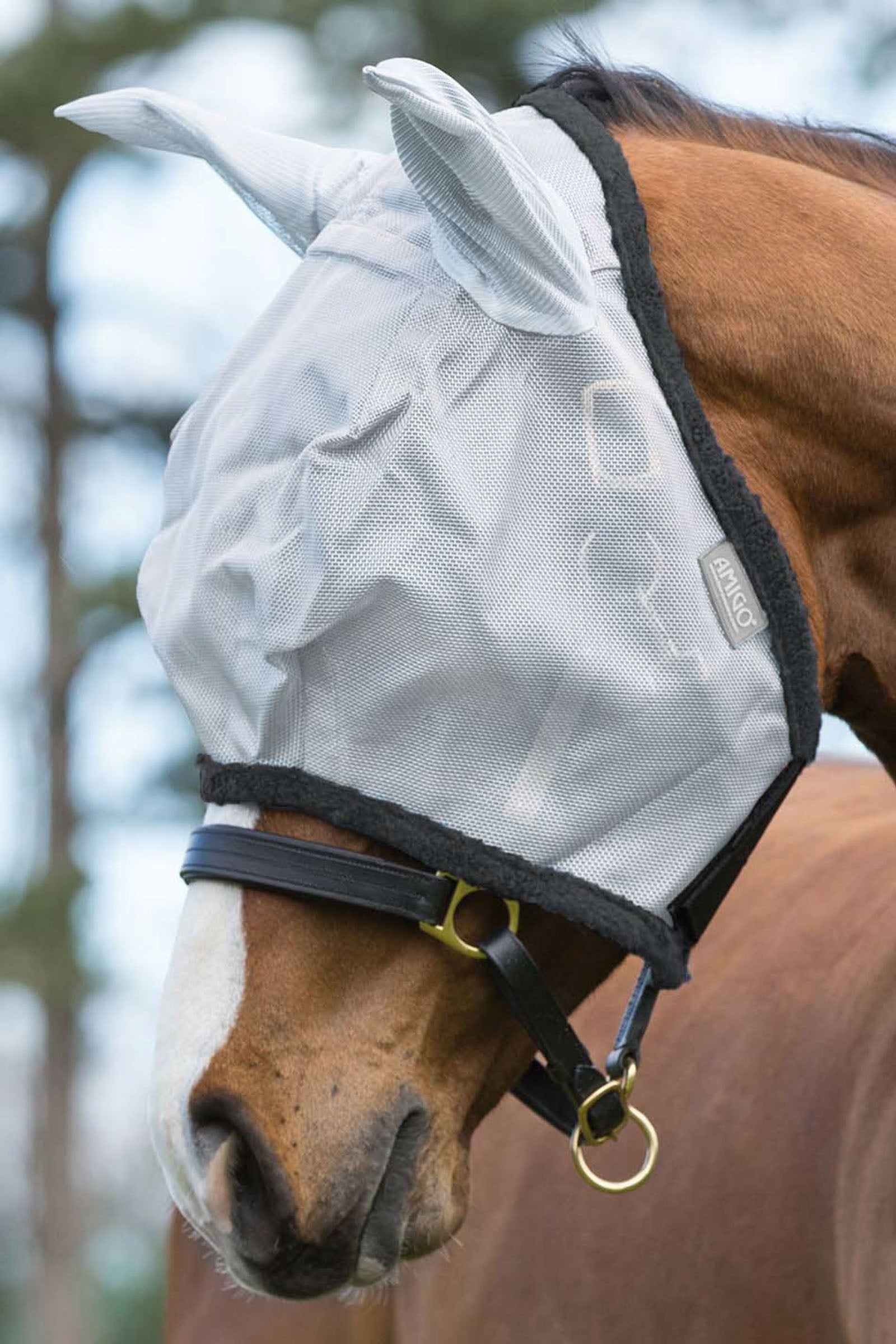 Horseware Amigo Maschera antimosche Protezione antimosche per cavalli