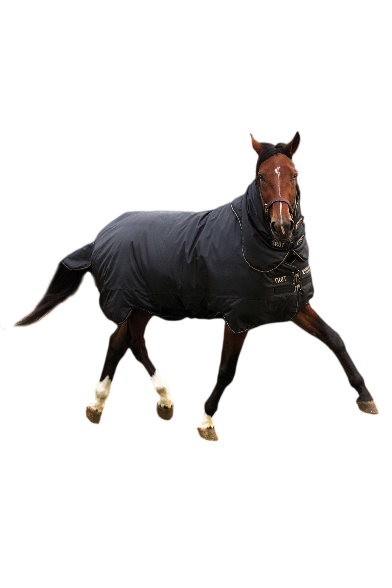 Horseware Trot Plus Coperta da turnout leggera con colletto rimovibile, 350g Coperte per cavalli