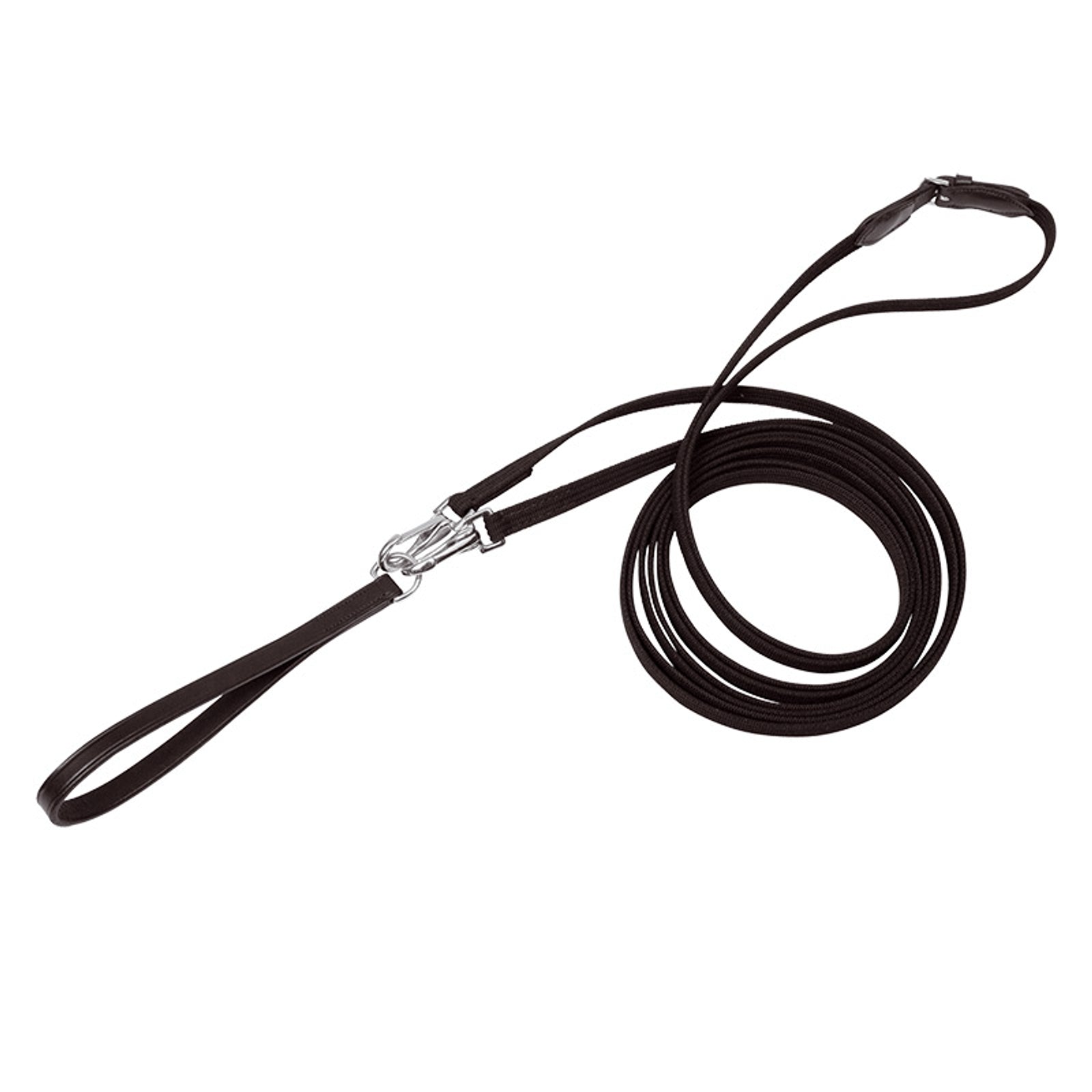 Kavalkade Webbed draw reins with leather loop Briglie & redini