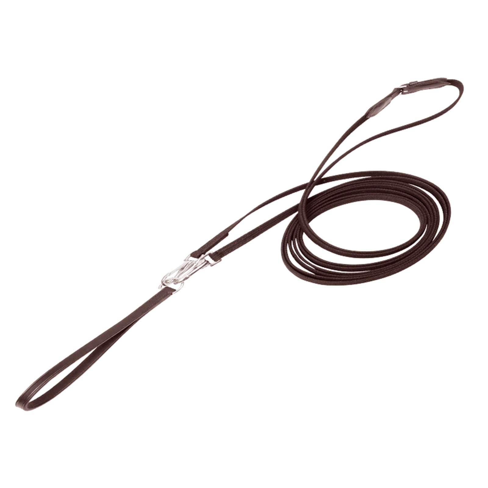 Kavalkade Webbed draw reins with leather loop Briglie & redini