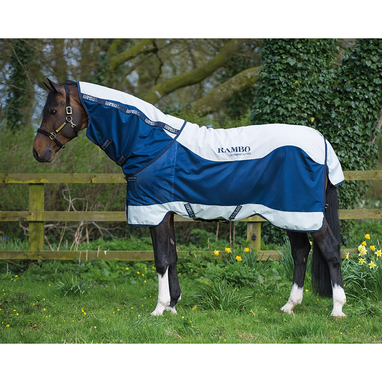 Horseware Rambo Summer Series Turnout Rug With Liner (0g / 100g) and Detachable Neck Horse Rugs