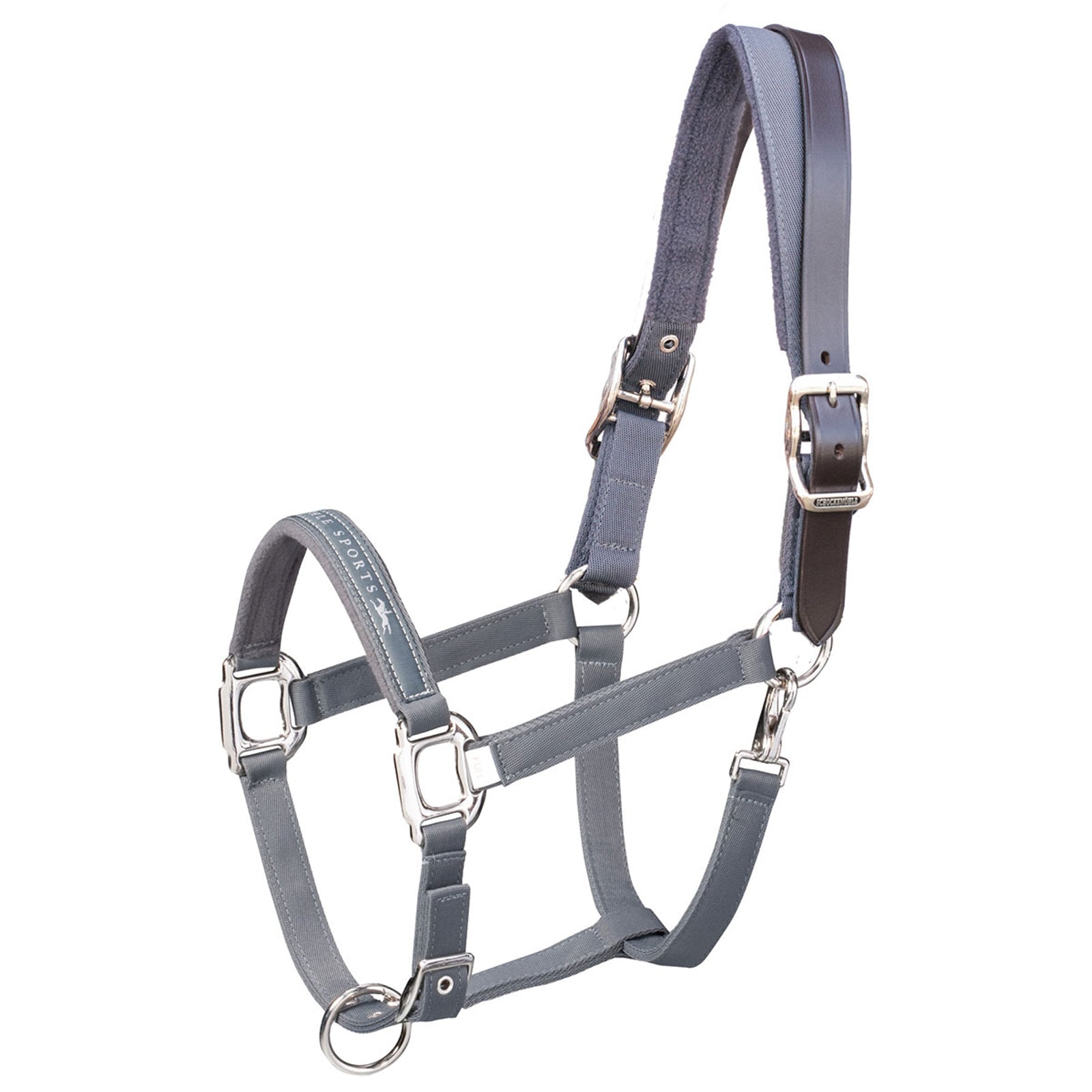 Schockemöhle Sports Memphis Breakaway, Nylon Halter + Leather strap Cavezze e guinsagli