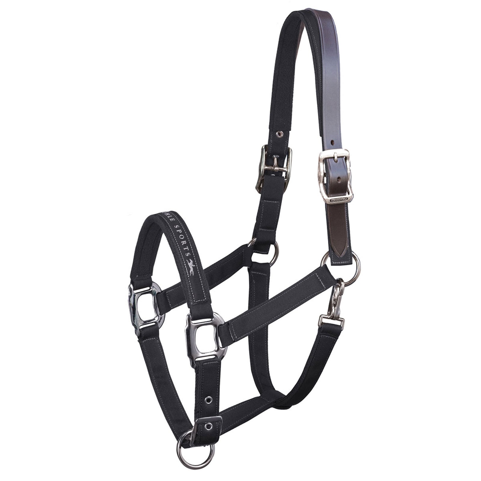 Schockemöhle Sports Memphis Breakaway, Nylon Halter + Leather strap Cavezze e guinsagli