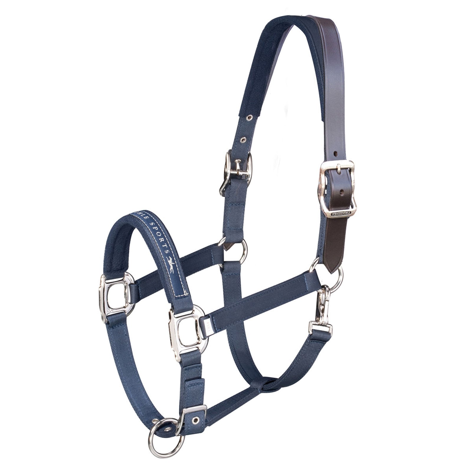 Schockemöhle Sports Memphis Breakaway, Nylon Halter + Leather strap Cavezze e guinsagli