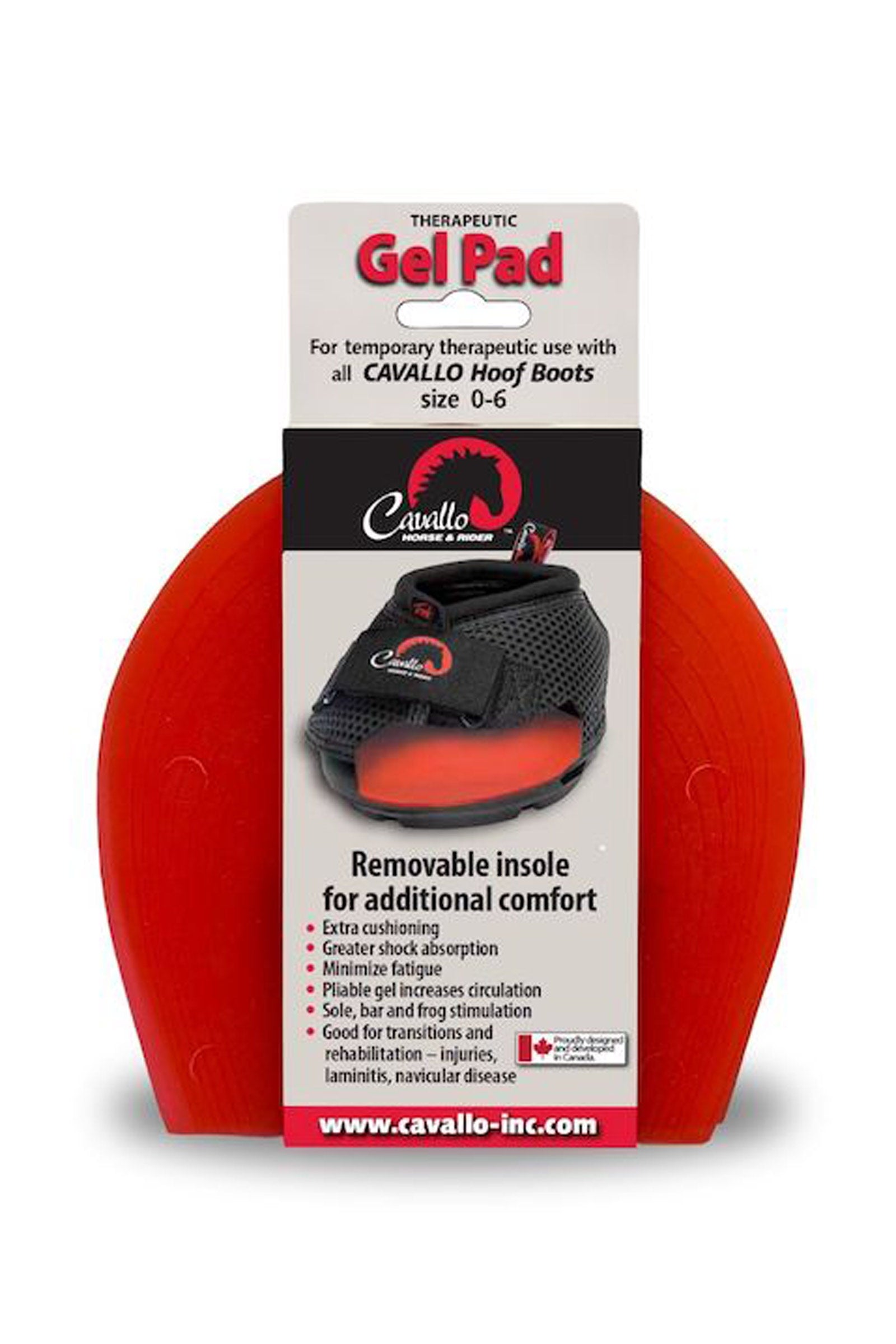 Cavallo Hoof Boots F.R.A. Cuscinetti in gel (2pz) Leg Protection & Hoof Protection for Horses