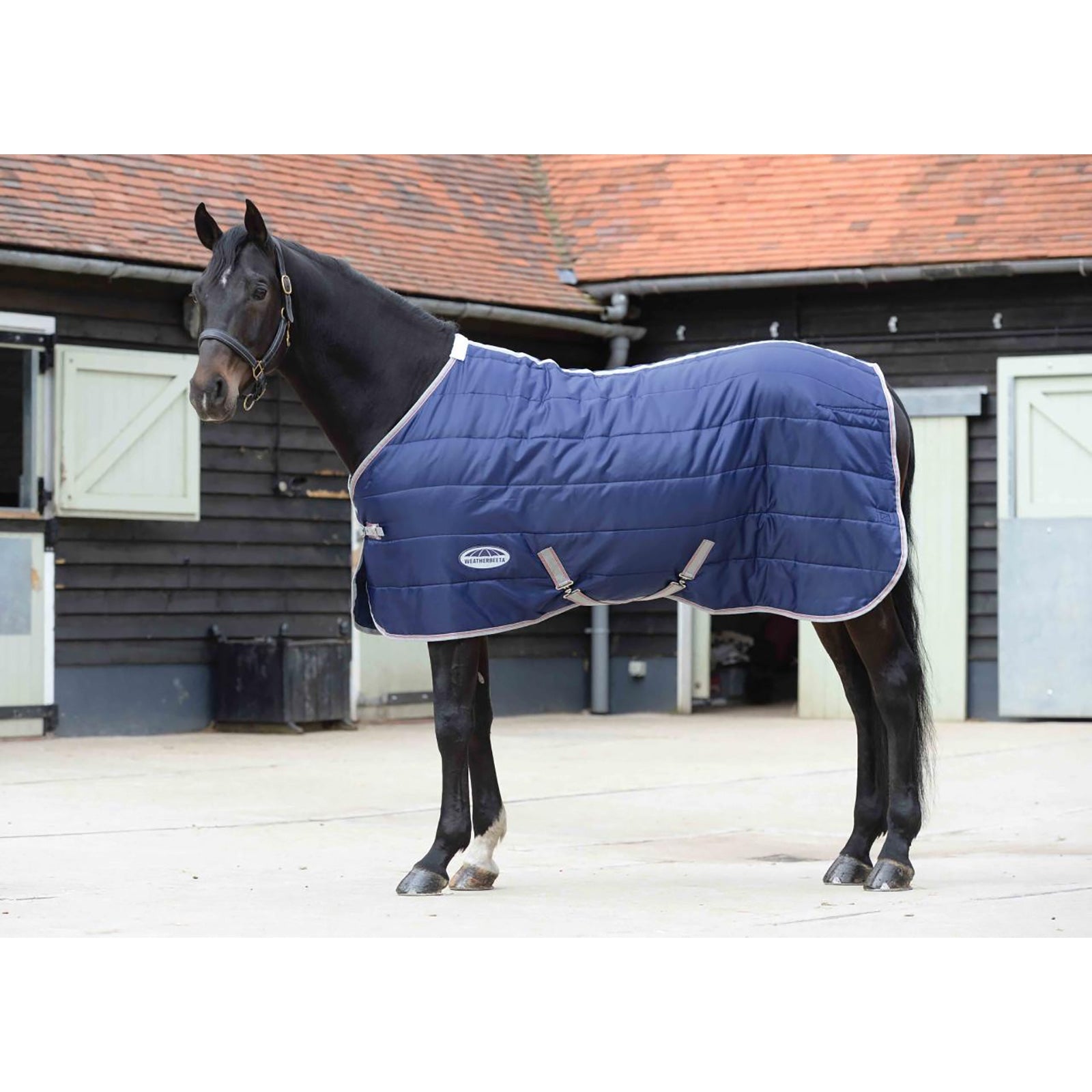 Weatherbeeta WeatherBeeta ComFiTec coperta da box trapuntata a canali, 110 g Coperte per cavalli