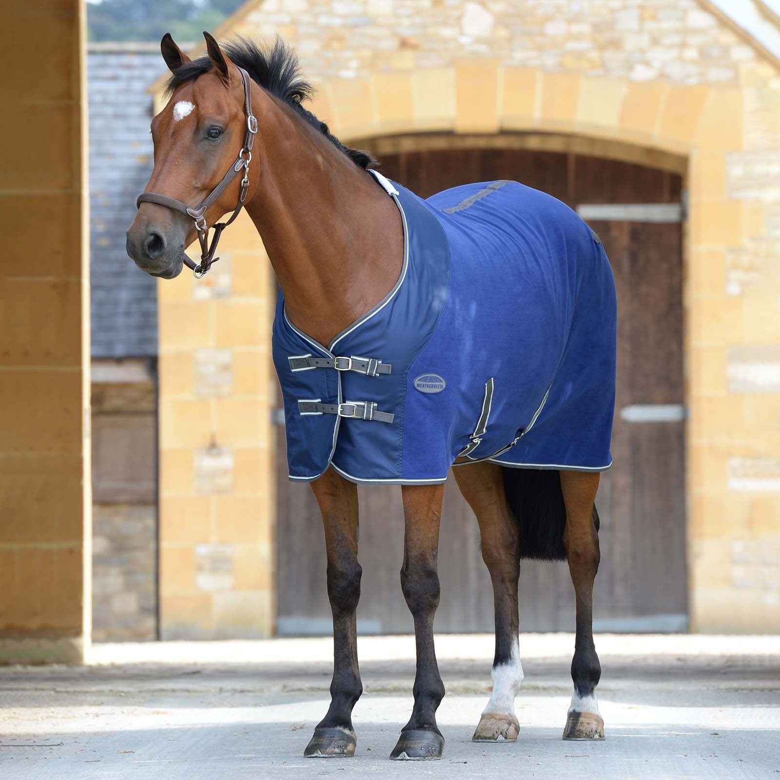 Weatherbeeta Coperta termica raffreddante in pile con collo standard Coperte per cavalli