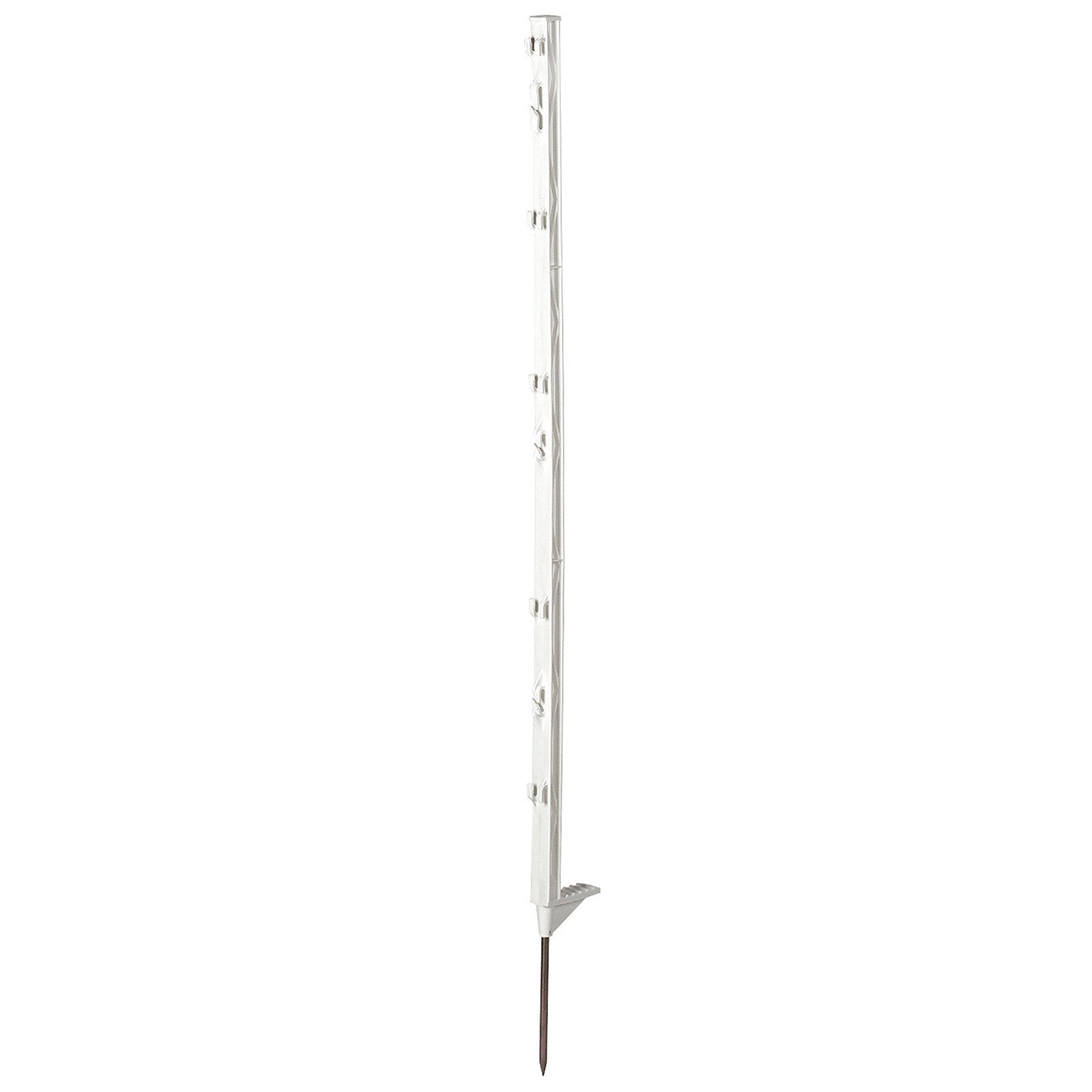 Farm Patrol Classic palo in plastica con inserimento singolo, bianco, 105 cm, 5 pz Forniture di difesa