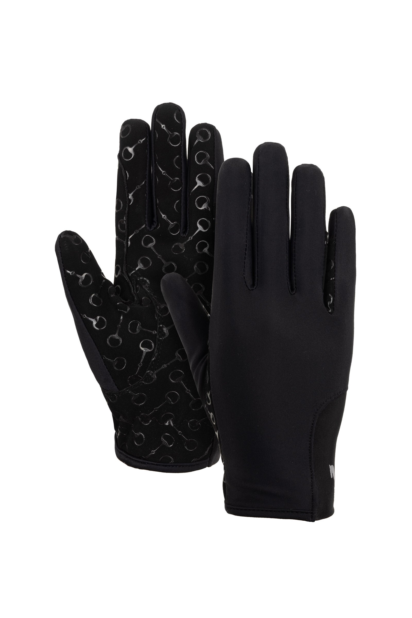 Horze Guanti da equitazione per bambini con stampa in silicone sul palmo Abbigliamento per bambini