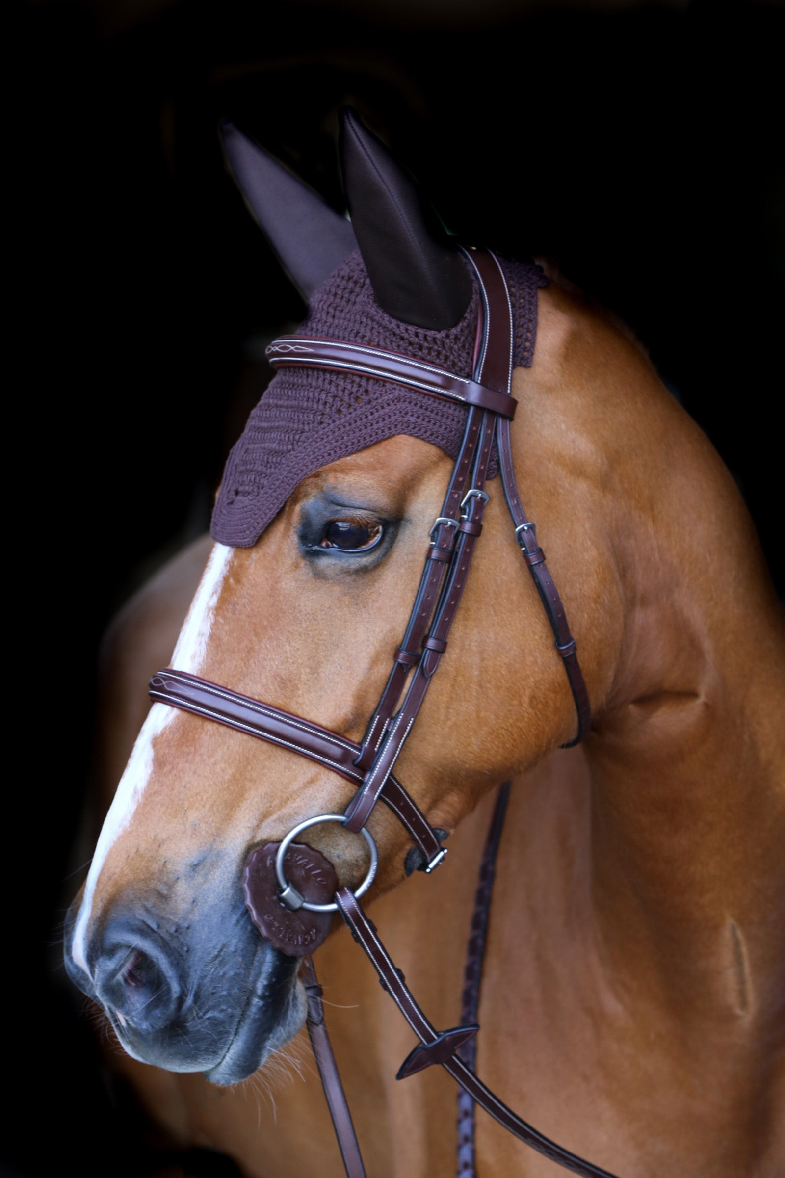 Kentucky Horsewear Fly Veil Wellington Soundless Sottosella