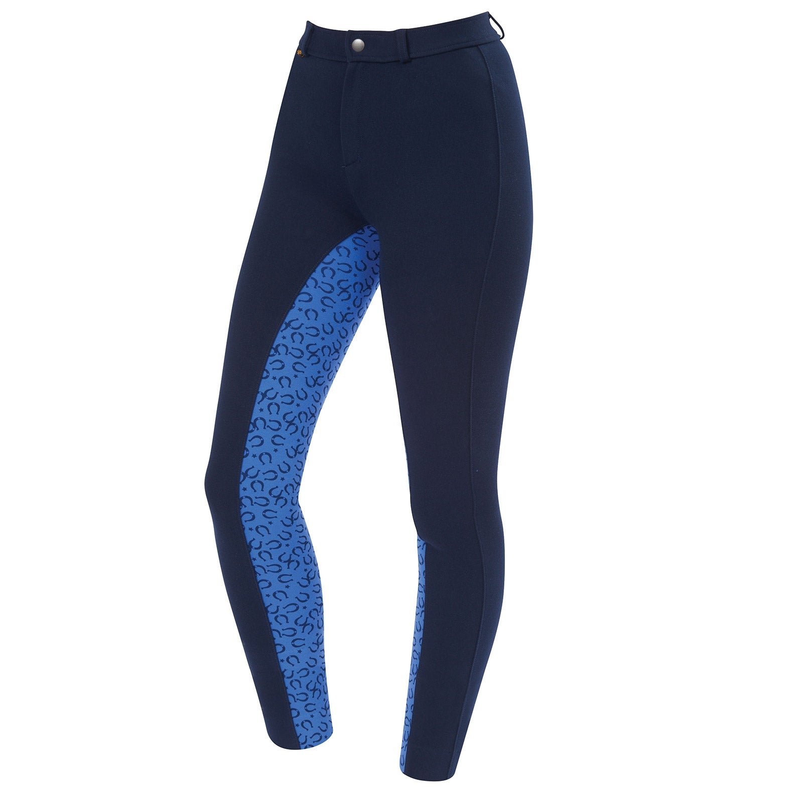 Saxon Warm Up Cotton Euro Seat Jodhpurs II, Jr Abbigliamento per bambini