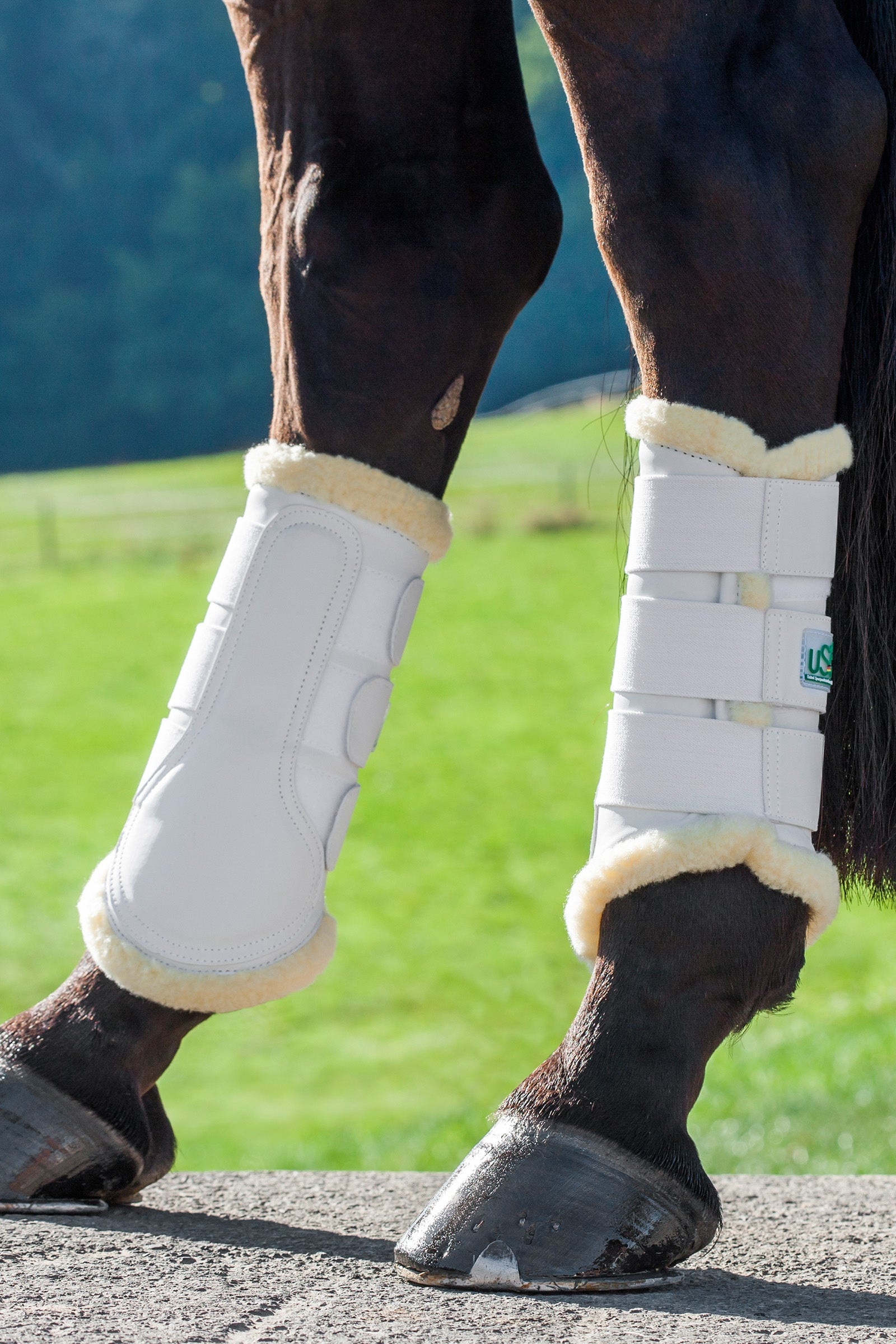 USG Stivali da lavoro Breathopren con pelliccia ecologica Leg Protection & Hoof Protection for Horses