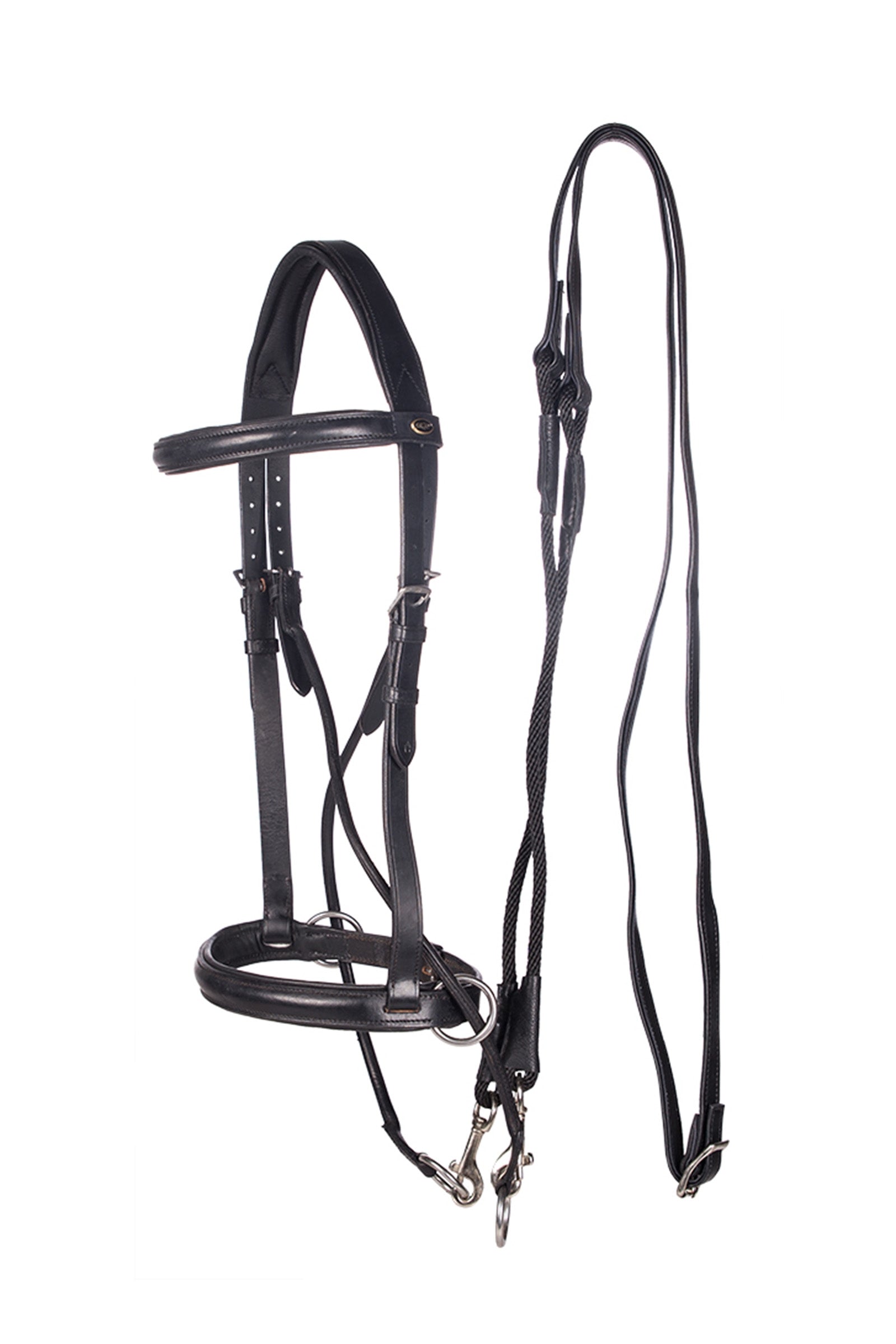 F.R.A. Freedom Riding Articles El Camin Briglia senza morso (Sistema 5) con redini morbide Briglie & redini