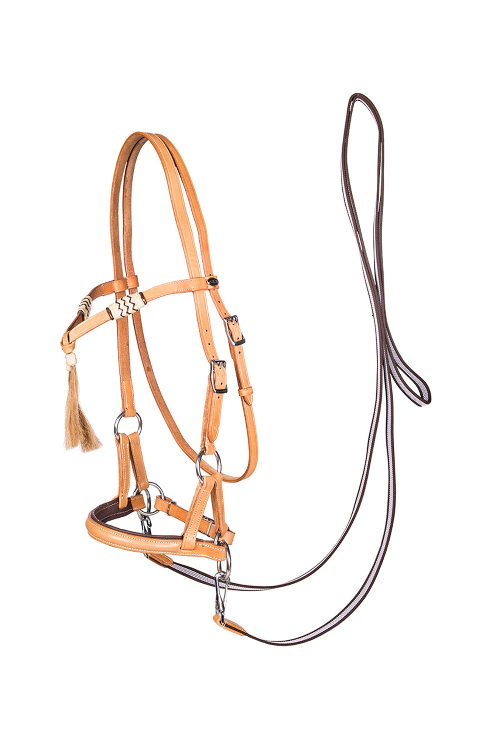 F.R.A. Freedom Riding Articles Shango Sidepull (Sistema 3) Pelle dall'aspetto occidentale Briglie & redini