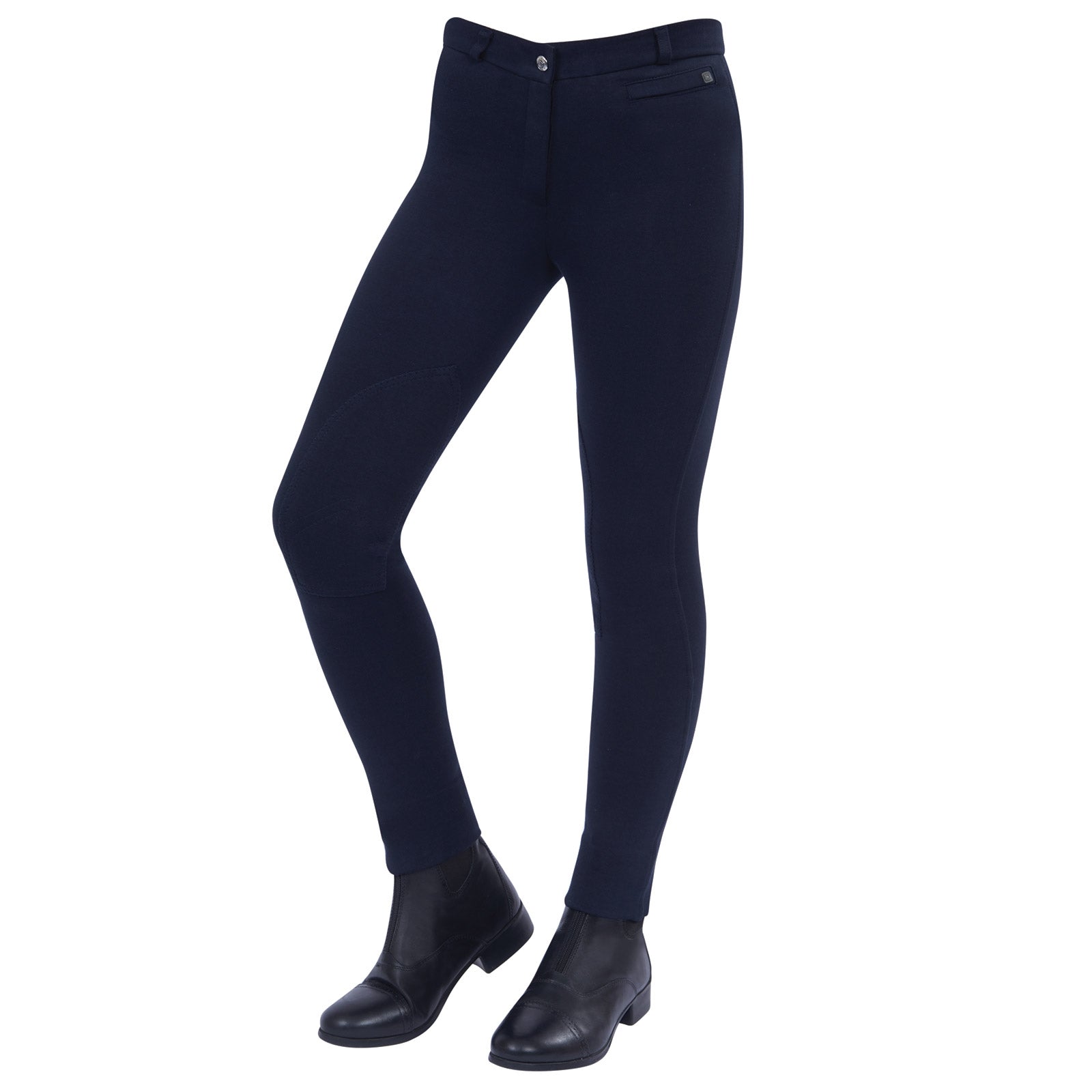Dublin Supa-fit Zip Up Knee Patch Jodhpurs, Junior Abbigliamento per bambini