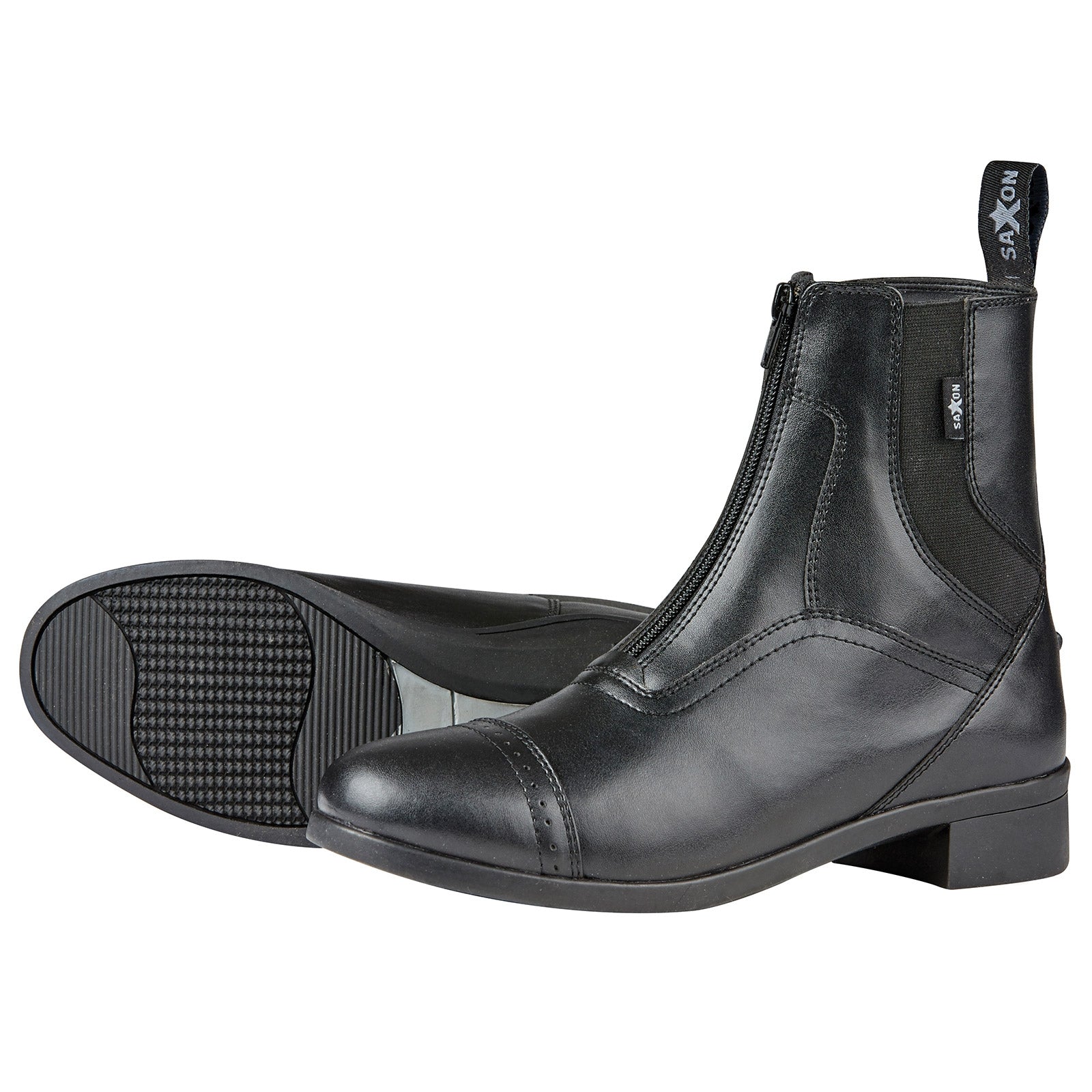 Saxon Syntovia Zip Paddock Boots Calzature