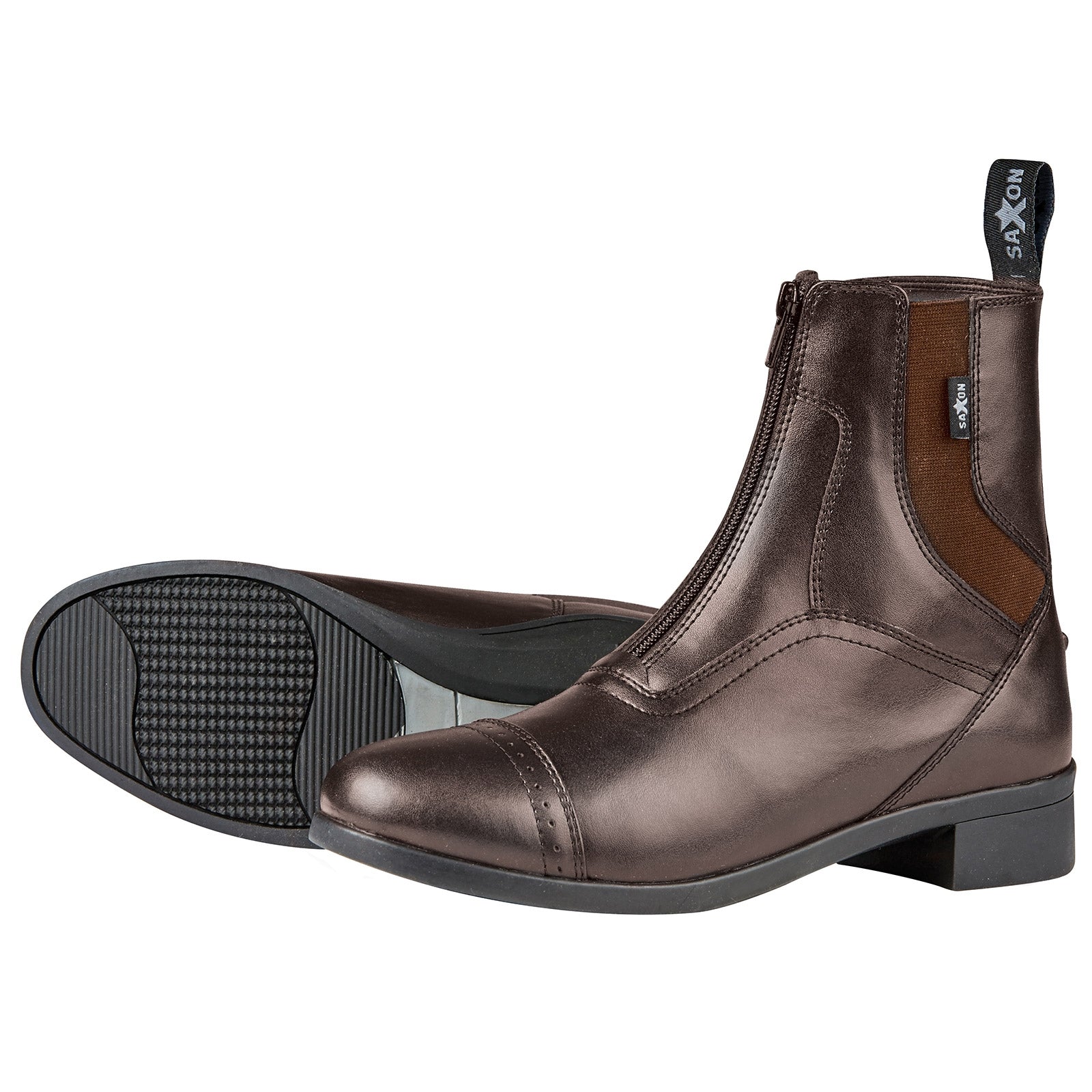 Saxon Syntovia Zip Paddock Boots Calzature