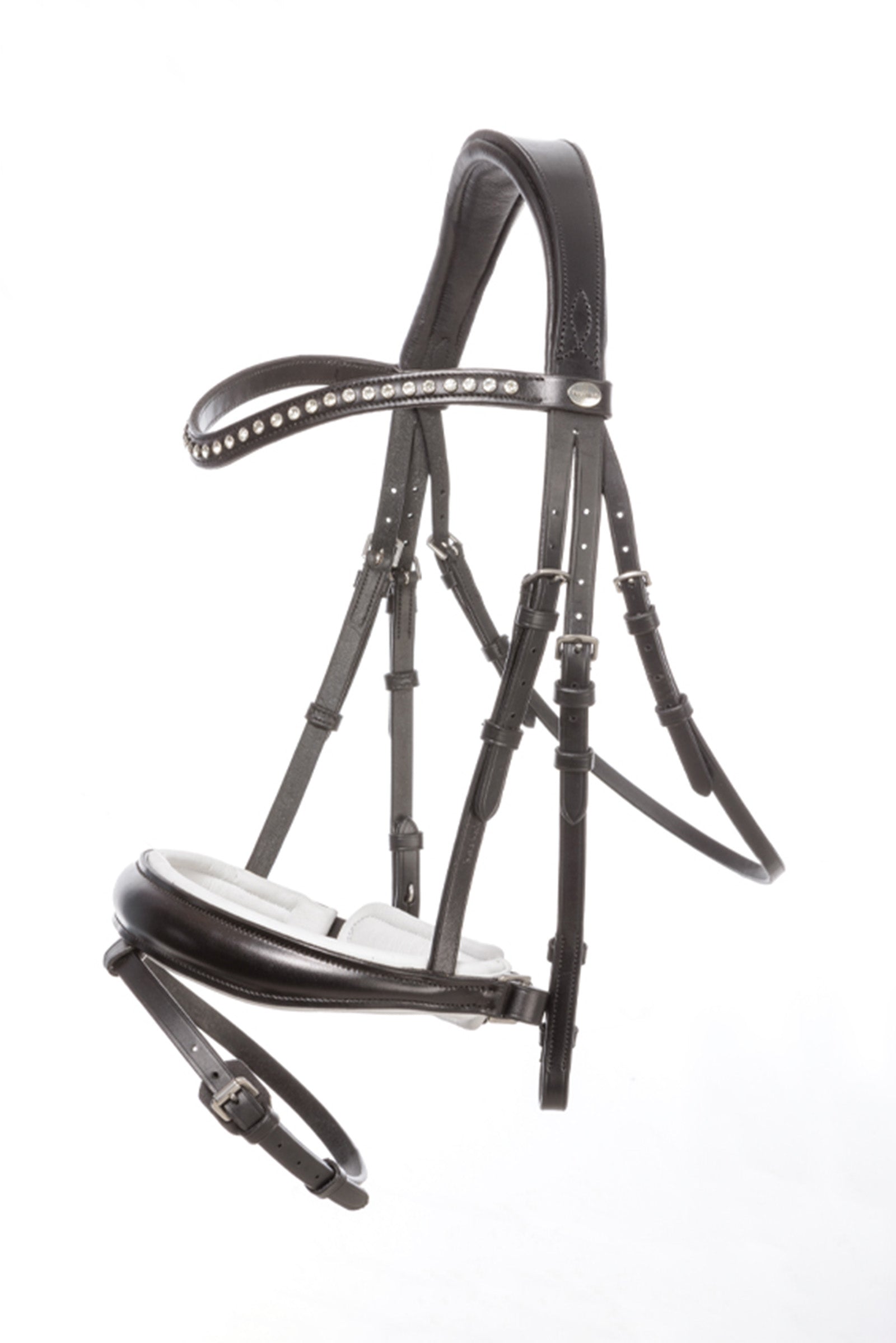 Kavalkade Charlotte Briglia da dressage con fascia nasale a manovella Briglie & redini