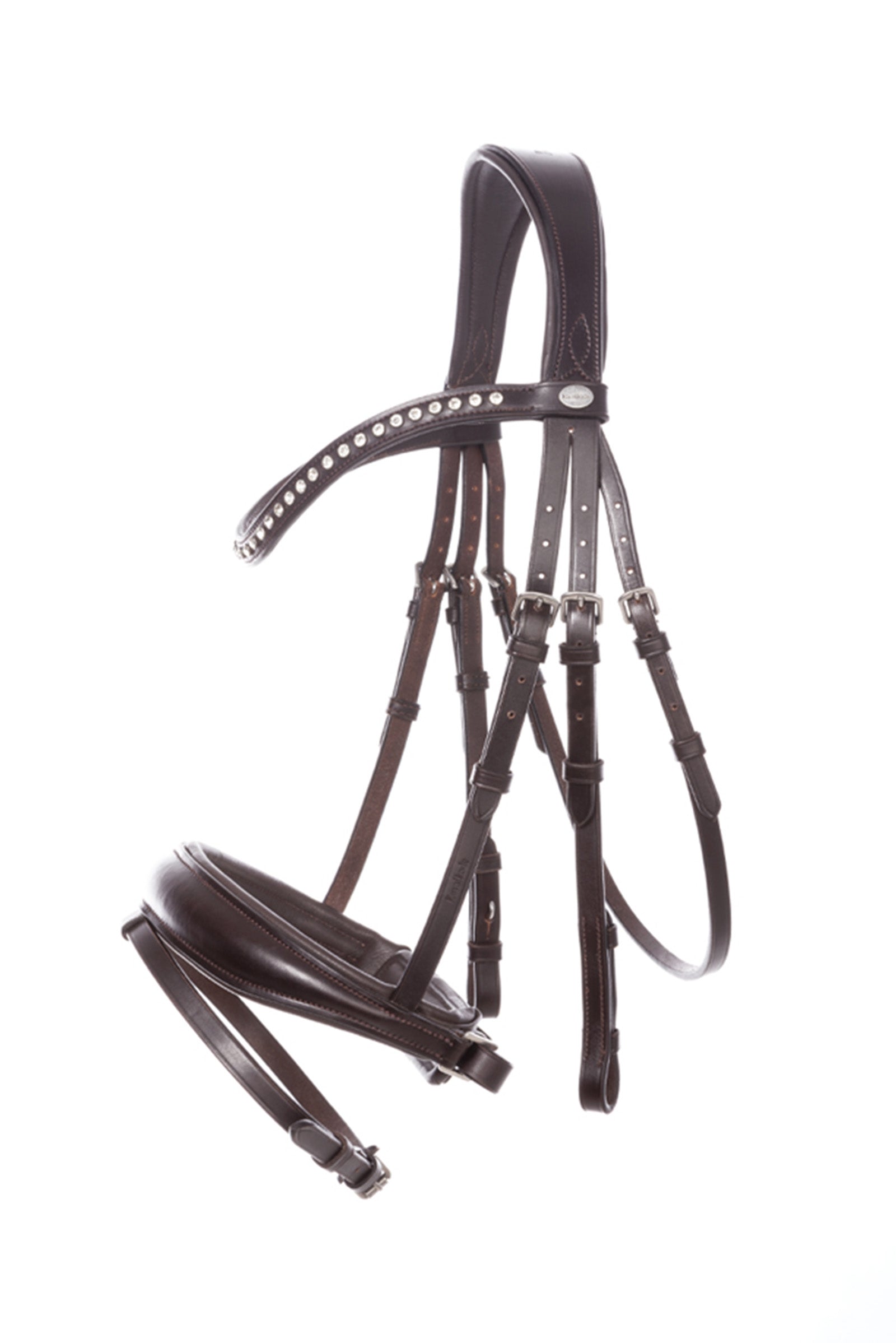 Kavalkade Charlotte Briglia da dressage con fascia nasale a manovella Briglie & redini