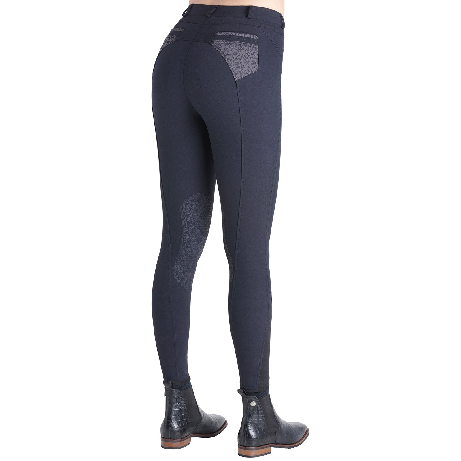 Rebel by Montar Rebel Alicia culatta serpente tasche ginocchiera grip per le donne Womens Breeches