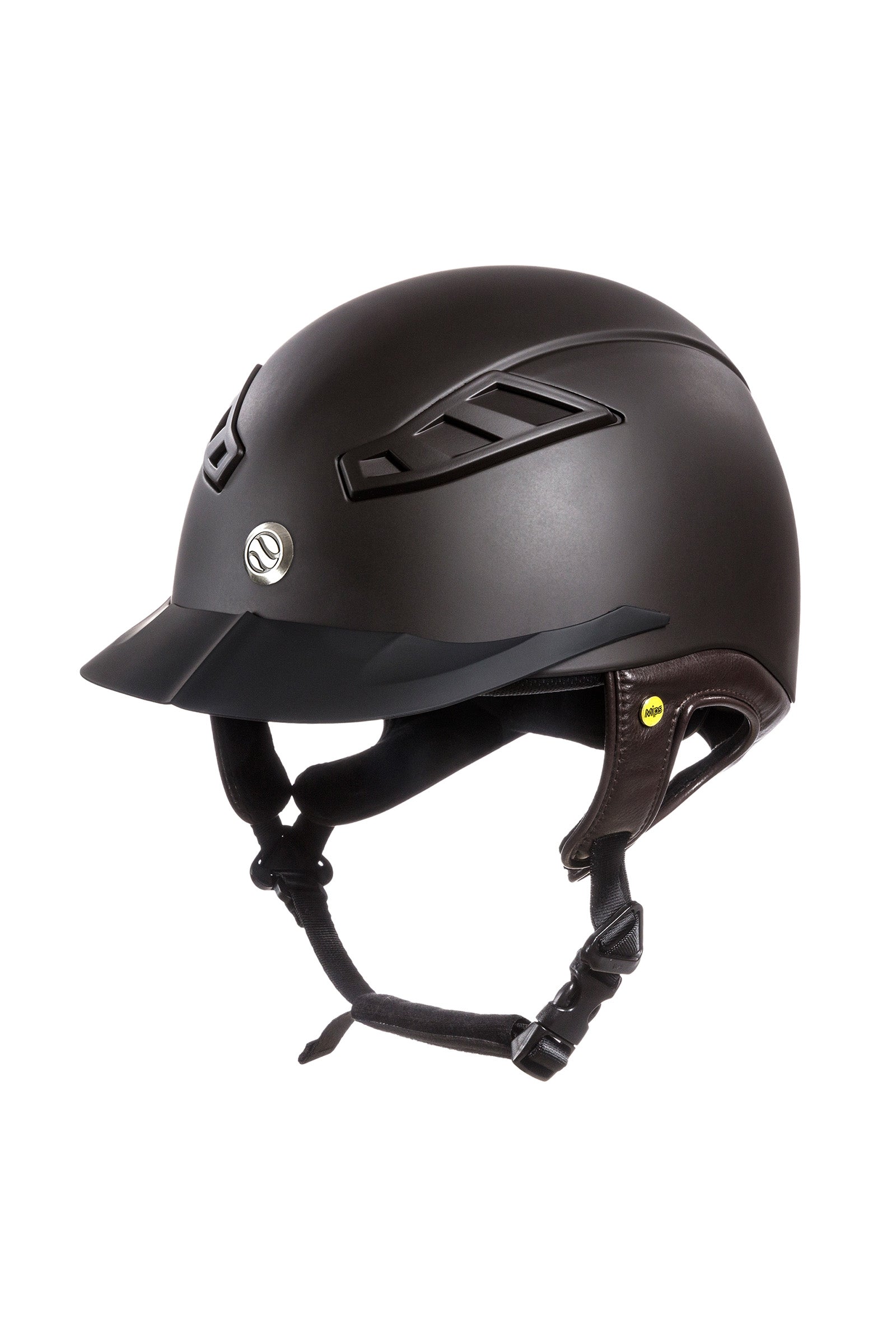 Back on Track EQ3 MIPS Casco da equitazione con superficie superiore liscia Attrezzatura di sicurezza