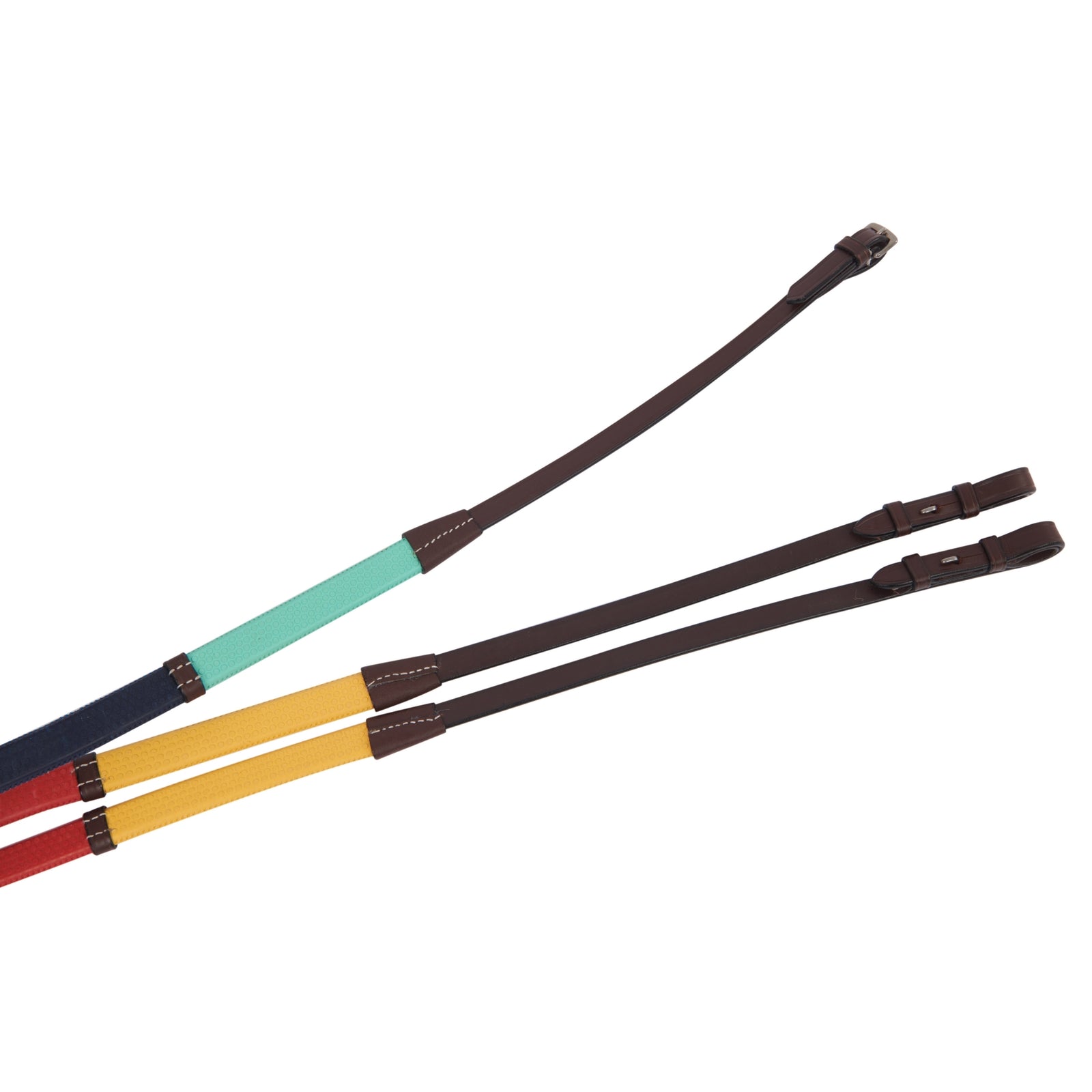 Kincade Redini in gomma arcobaleno con borchie a gancio Briglie & redini