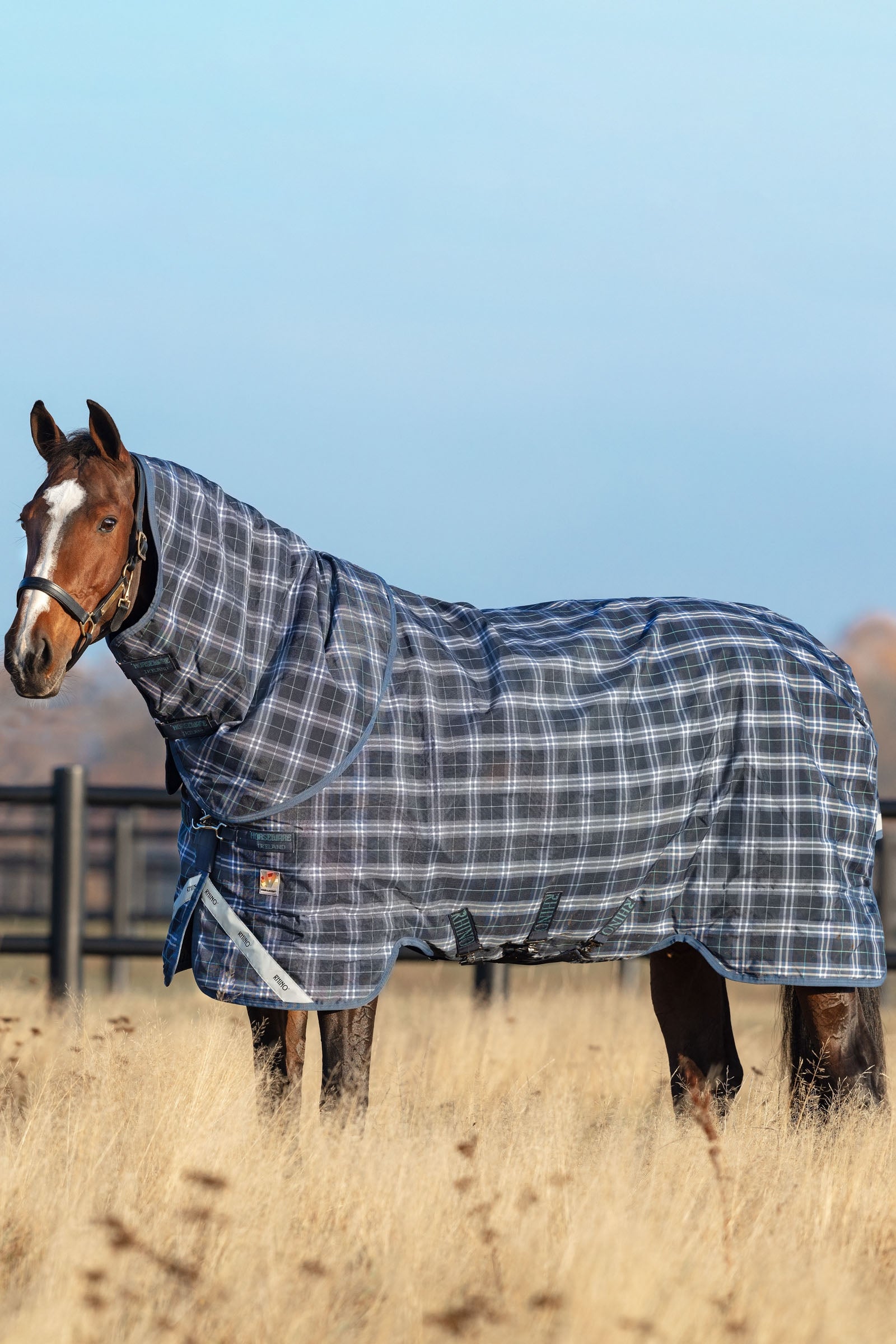 Horseware Rhino Plus Coperta da turnout con collo rimovibile, 0 gr Coperte per cavalli