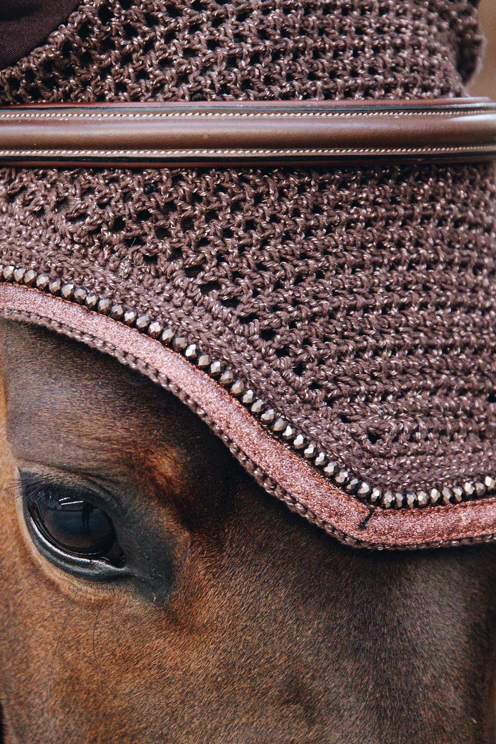 Kentucky Horsewear Wellington Glitter Fly Veil Saddle Pads