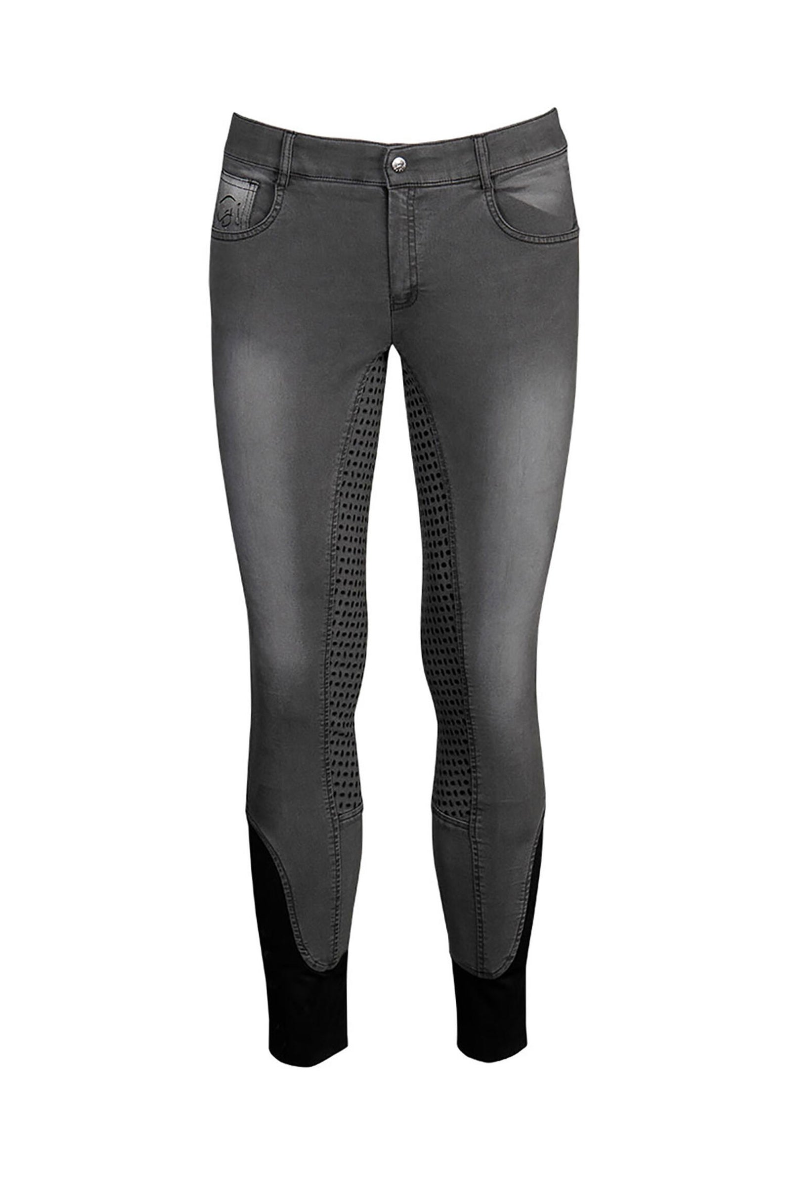 Harry's Horse Pantaloni da equitazione da bambino Liciano Denim Full Grip Abbigliamento per bambini