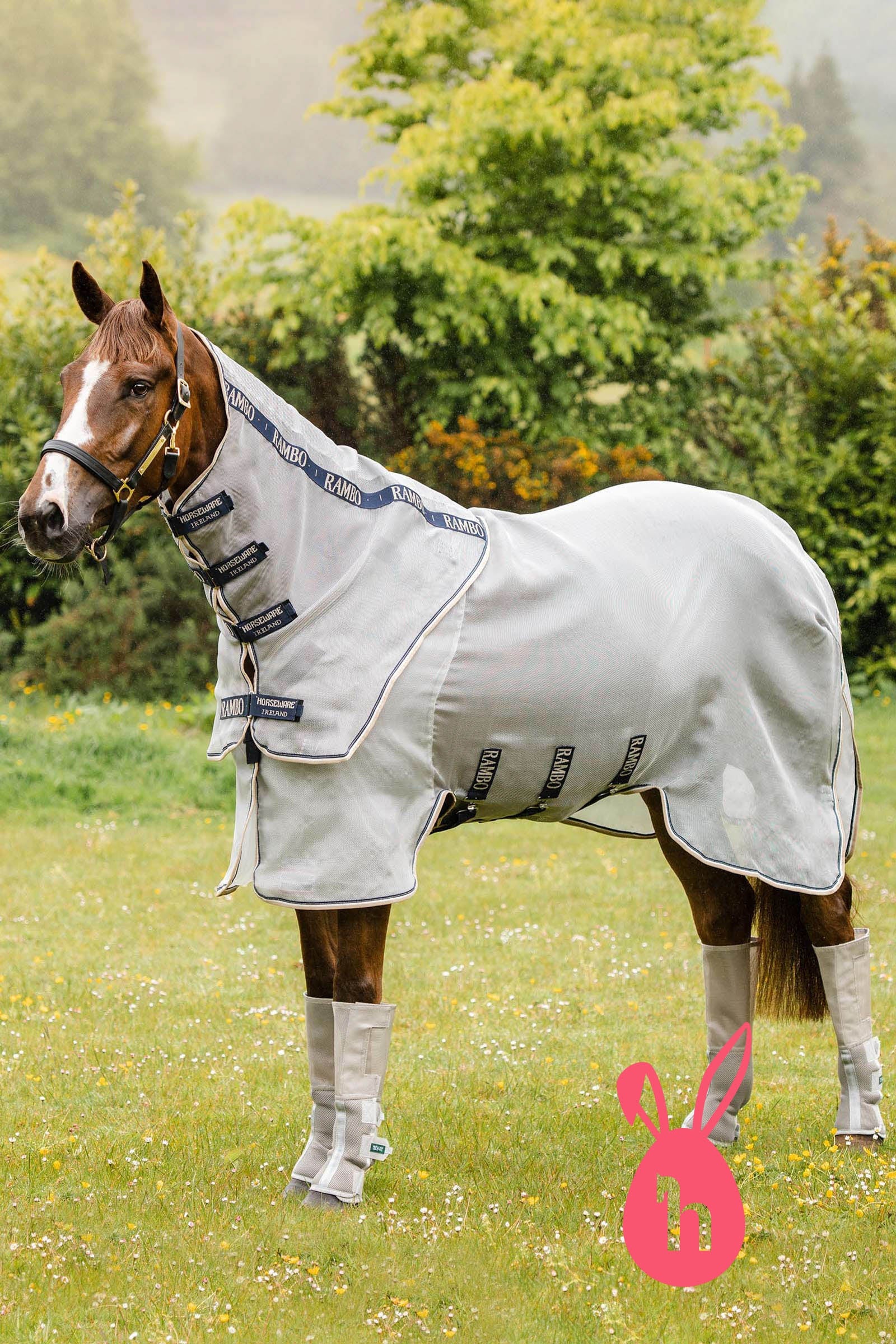 Horseware Rambo Protector coperta antimosche con collo staccabile Coperte per cavalli