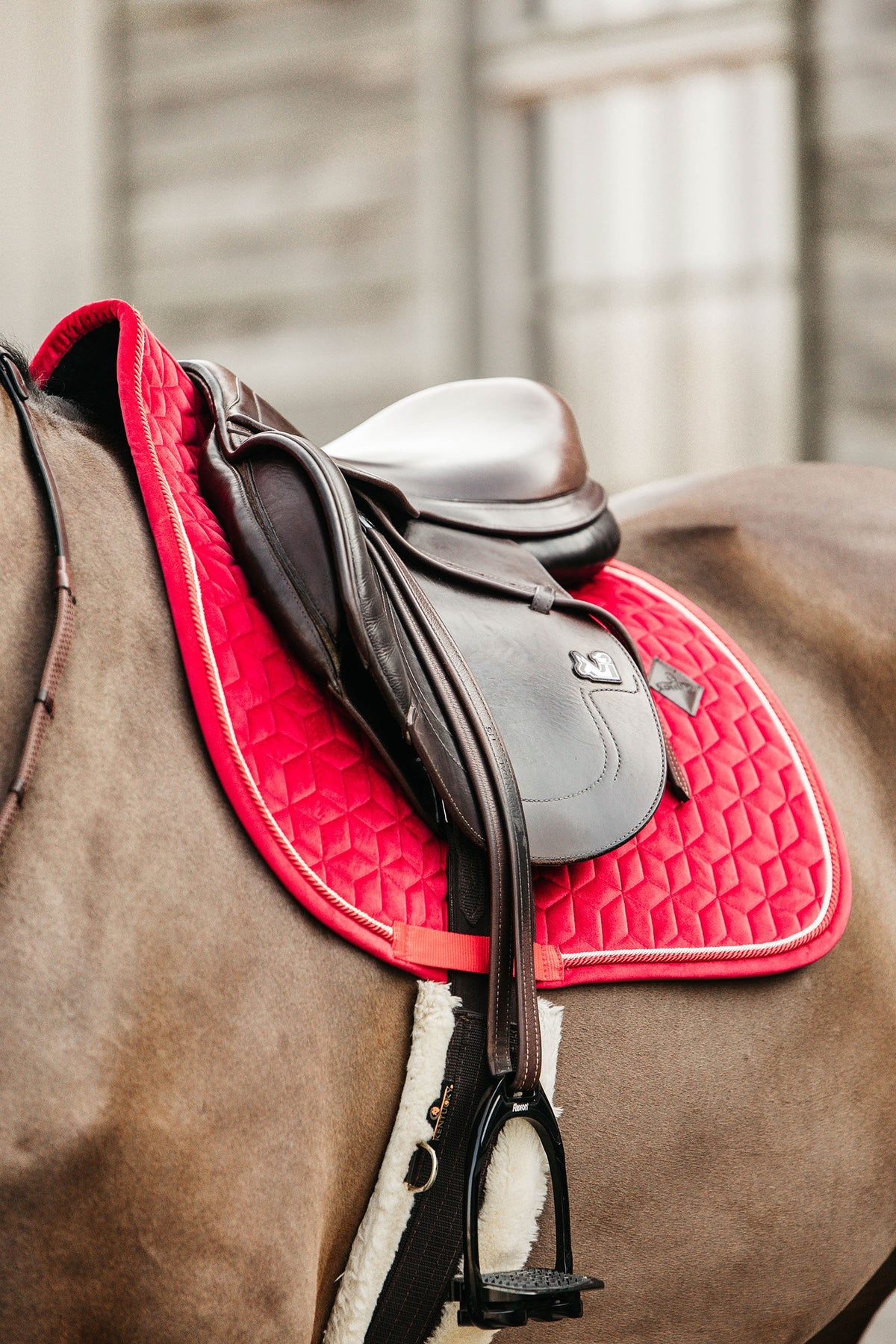 Kentucky Horsewear Velvet Dressage Saddle Pad Saddle Pads