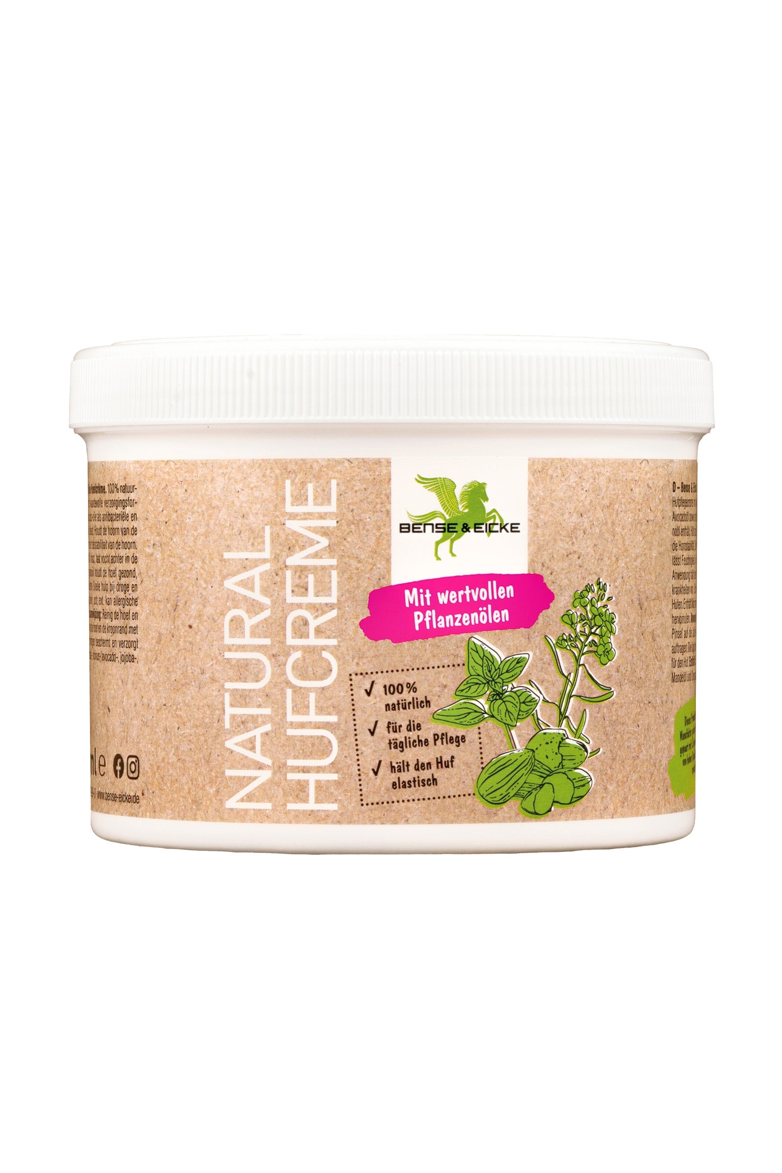 Bense & Eicke Crema per zoccoli naturale, 500 ml Prodotti per la salute