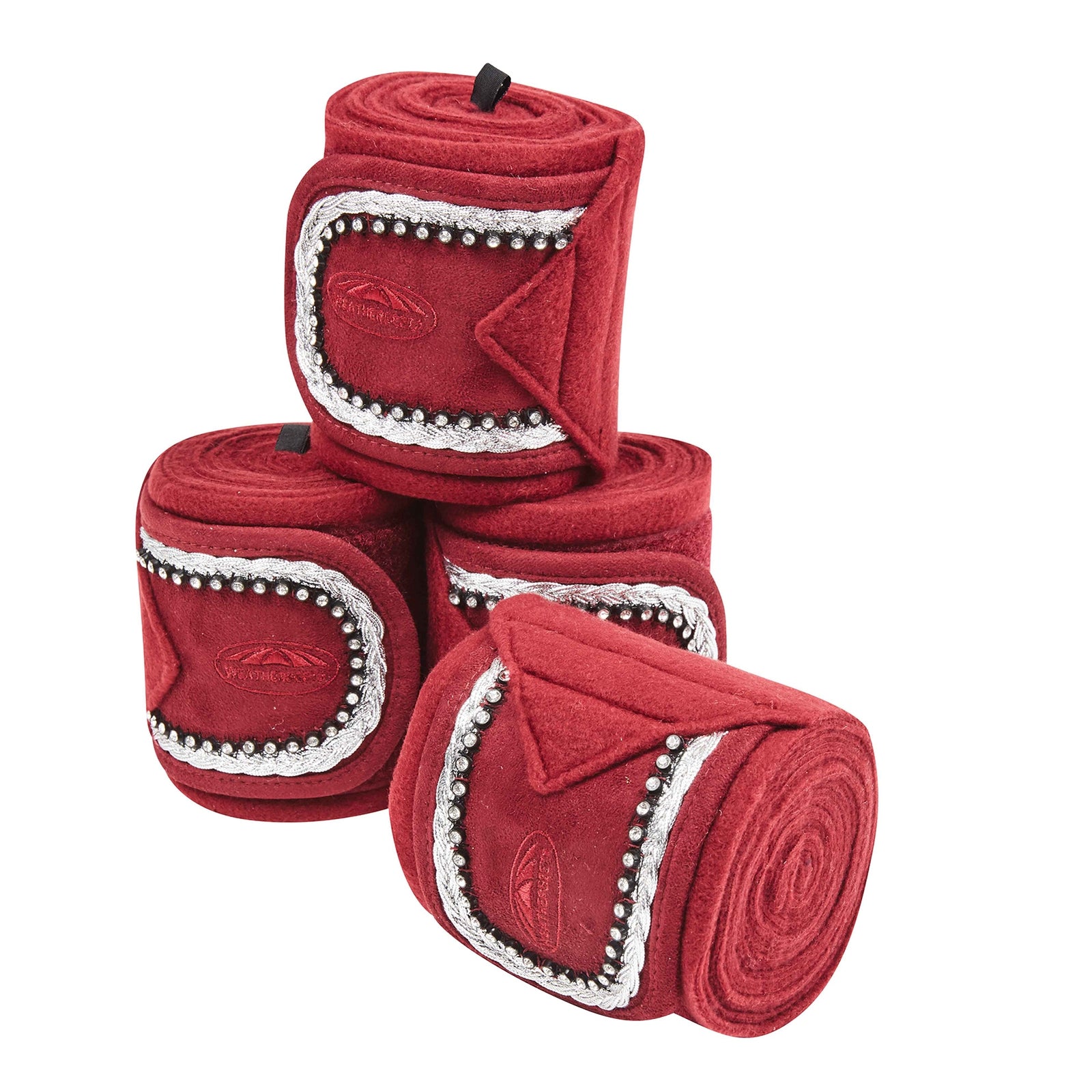 Weatherbeeta Fleece Bling Bandage 3.5m (4 pezzi/set) Leg & Hoof Protection
