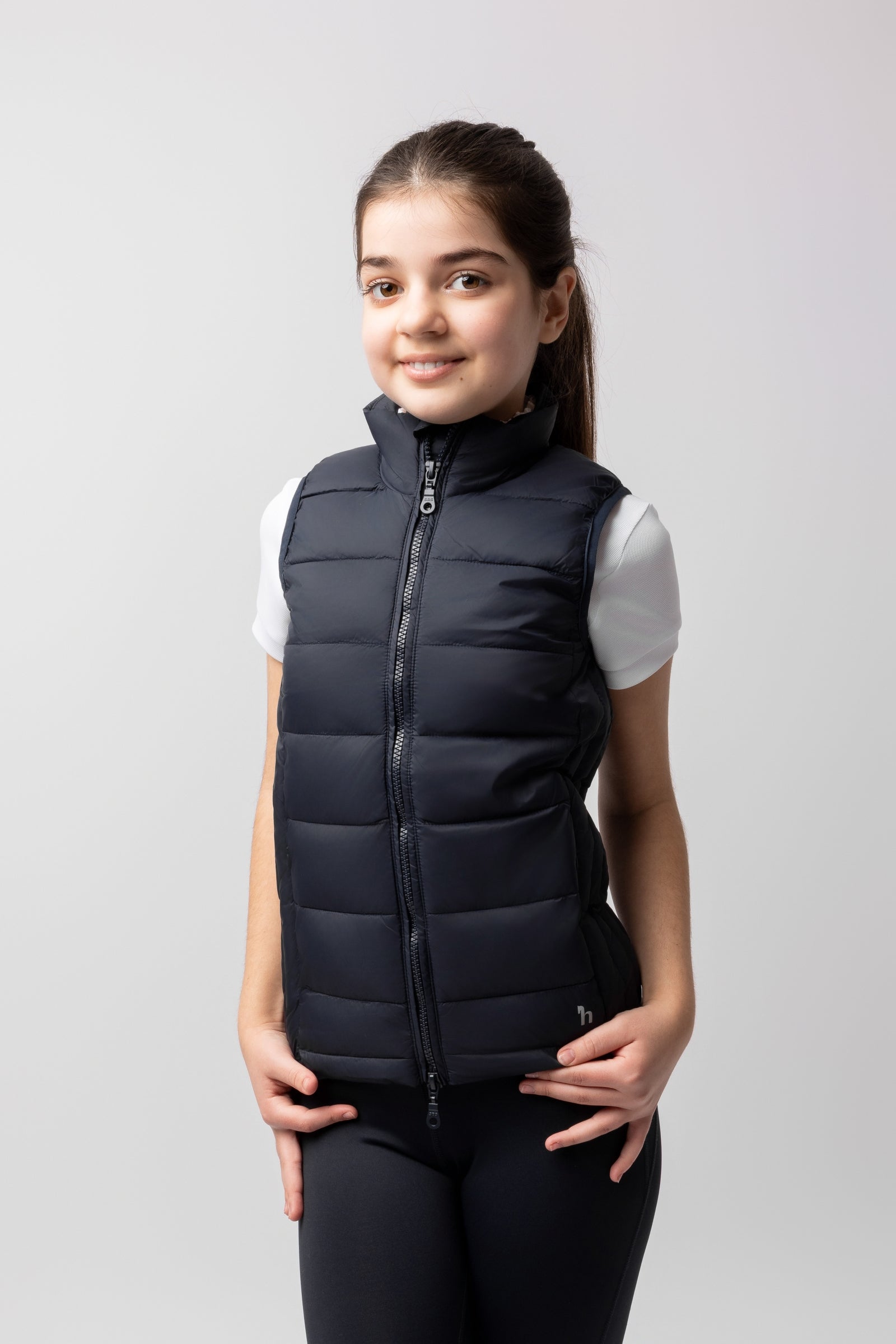 Horze Amber Gilet da club imbottito leggero da bambini Abbigliamento per bambini