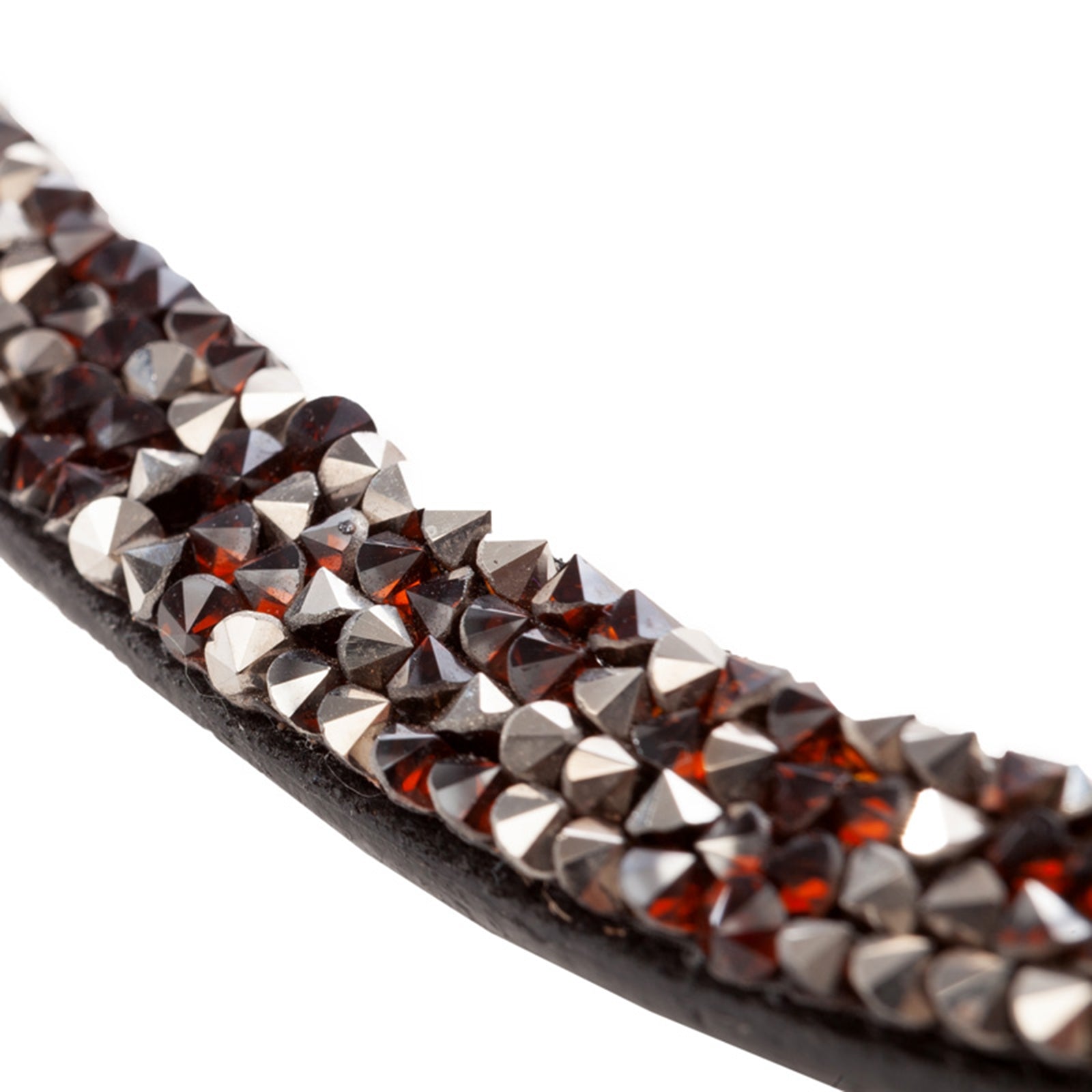 Kavalkade Button Coffee Browband Bridles & Reins