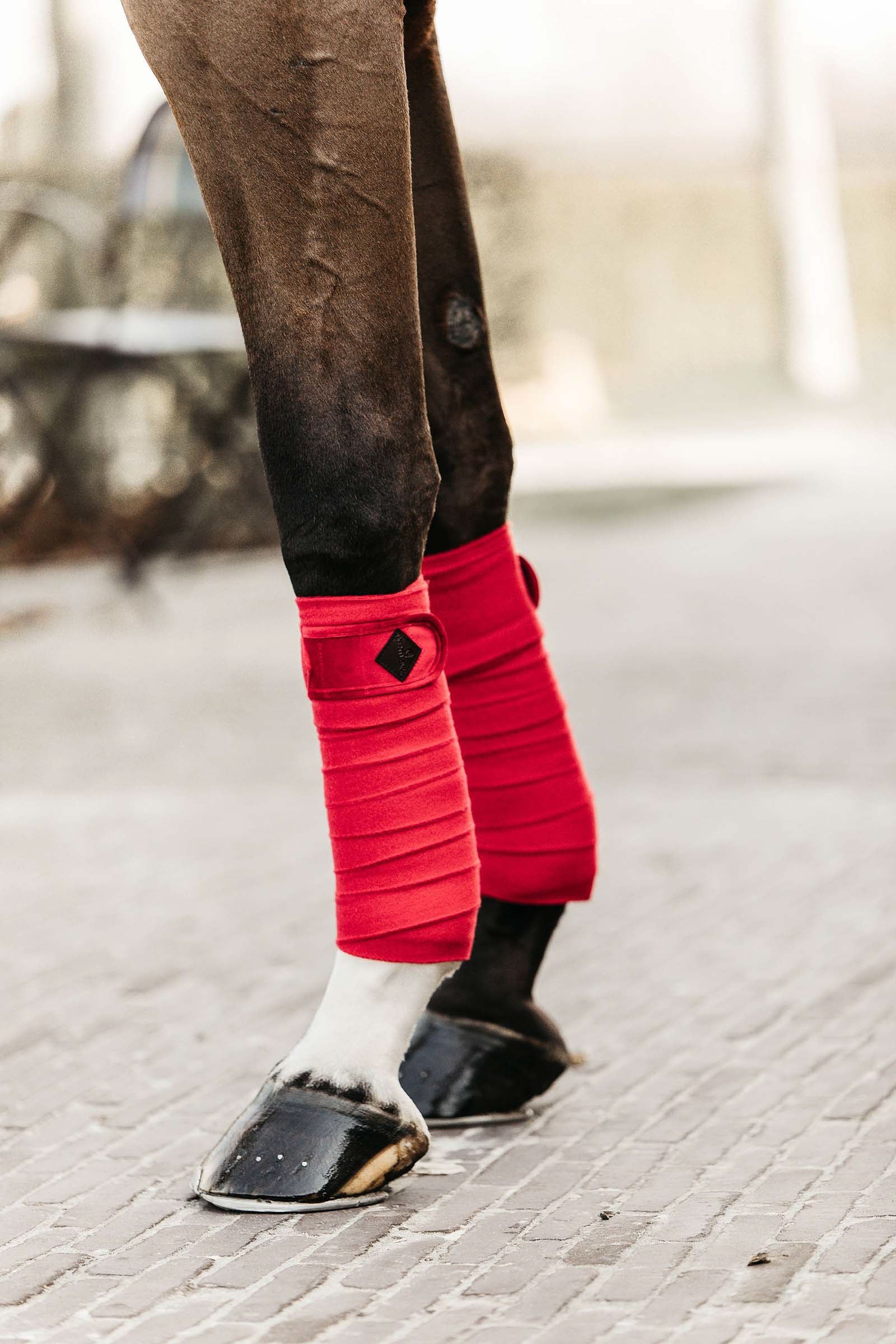 Kentucky Horsewear Velvet Polar Fleece Bandages Leg Protection & Hoof Protection for Horses