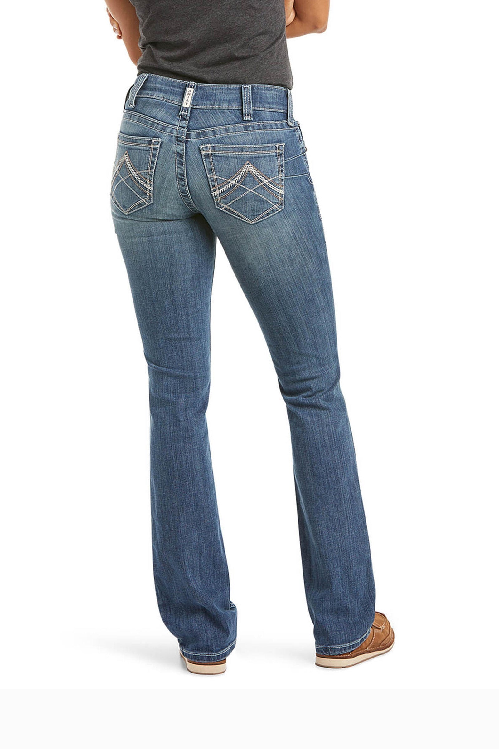 Ariat REAL Stretch Icon Jeans dritti da donna Womens Breeches