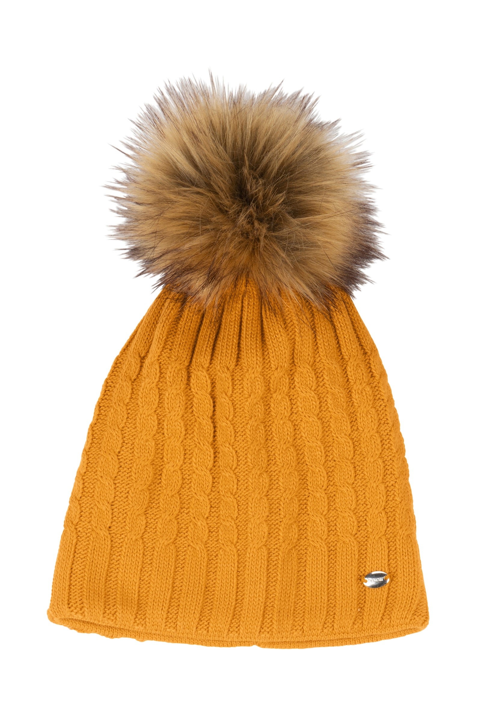Pikeur Cappello con motivo a treccia e pompon Accessori
