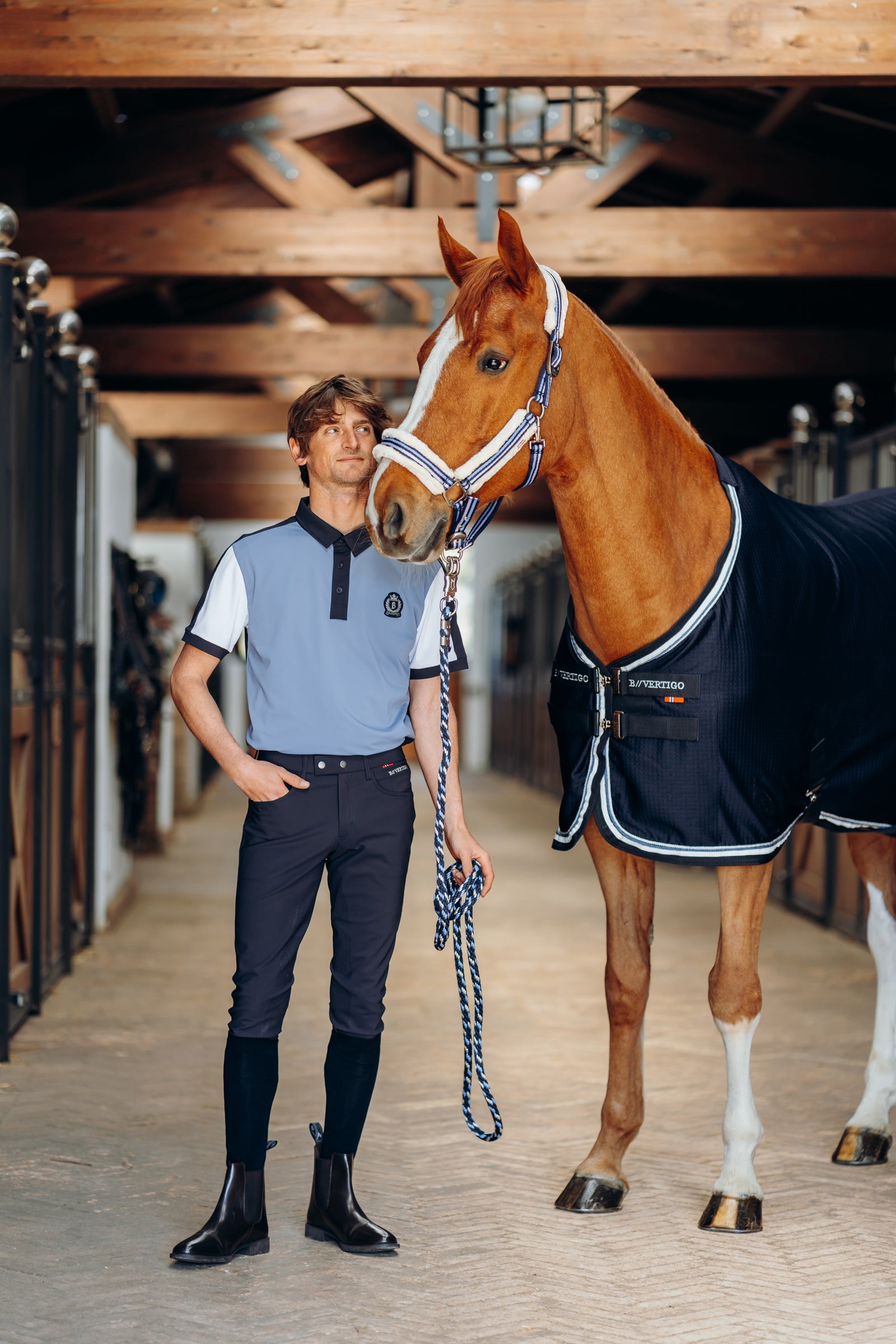 B Vertigo Alec Men's Functional Polo Shirt Mens Riding Clothing